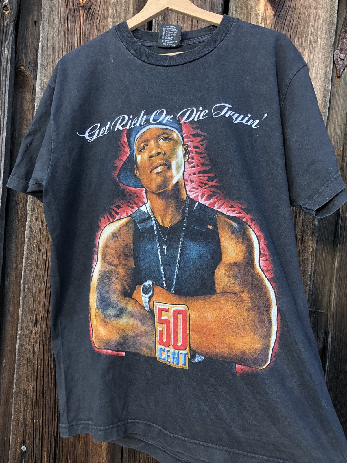 50 Cent × Vintage 50 cent bootleg tee t shirt Size US L / EU 52-54 / 3 - 2 Thumbnail