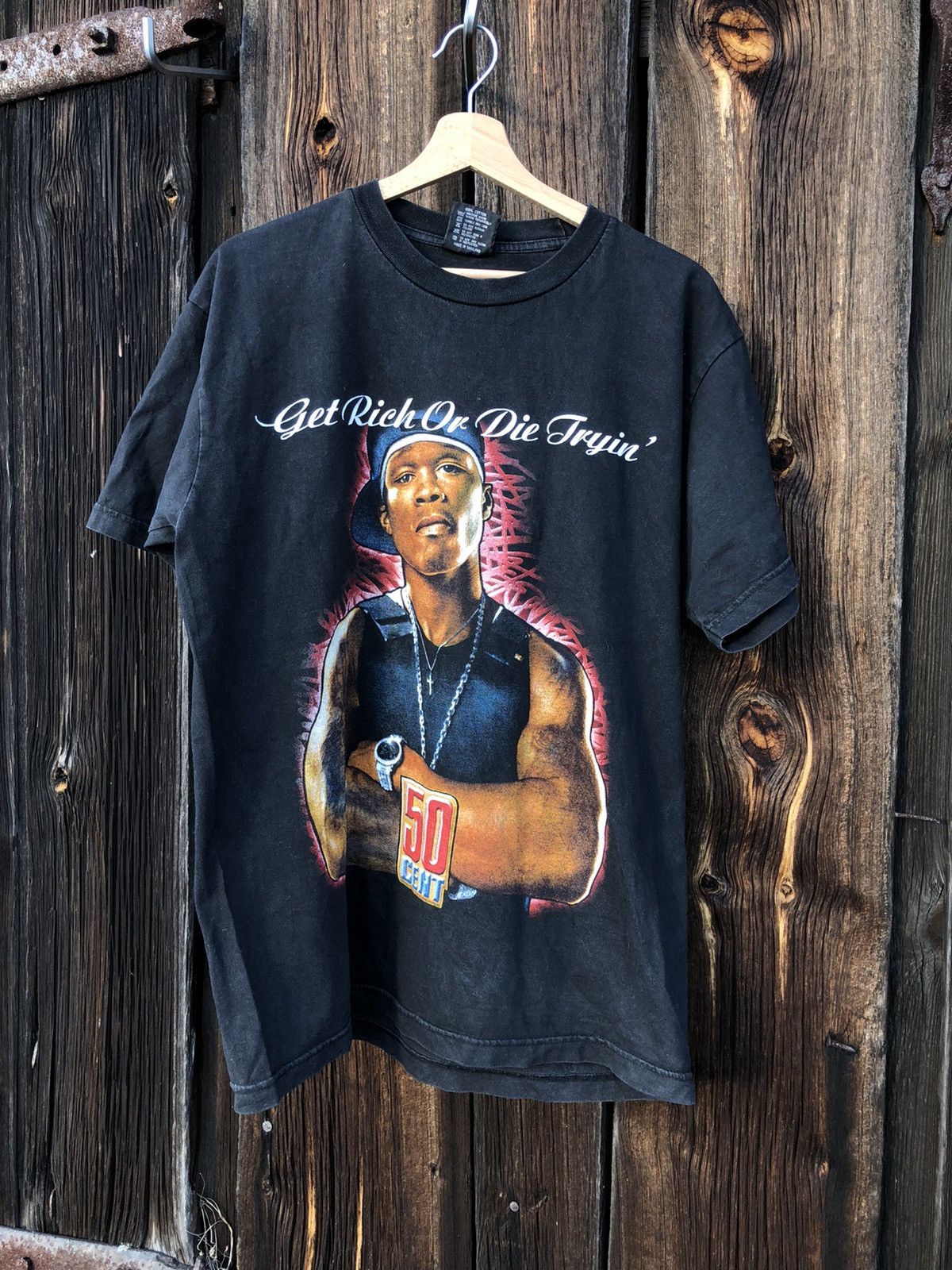 50 Cent × Vintage 50 cent bootleg tee t shirt Size US L / EU 52-54 / 3 - 1 Thumbnail