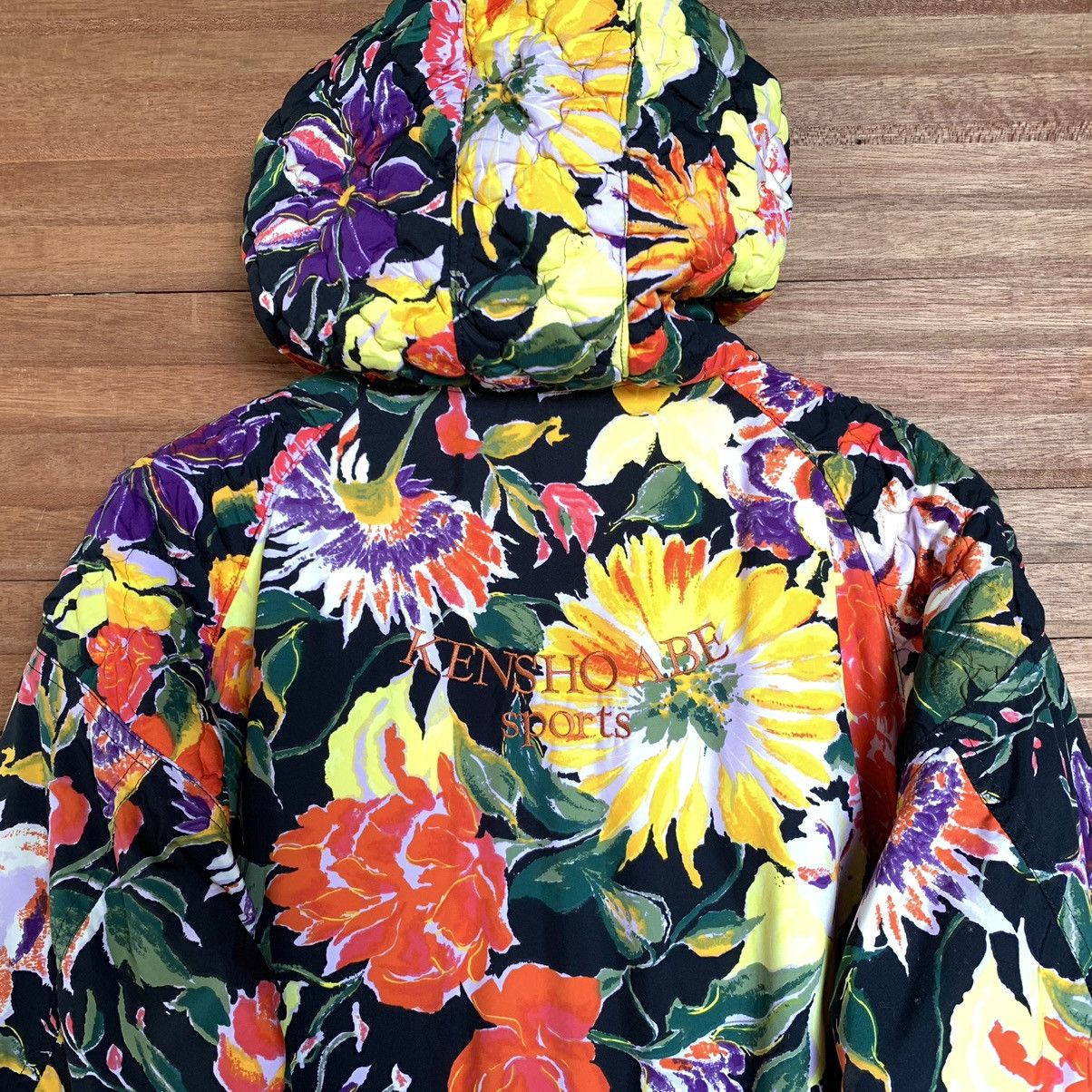 Kensho Abe × Vintage Kensho Abe Sports Flowers Hoodie Jacket Size US M / EU 48-50 / 2 - 12 Thumbnail