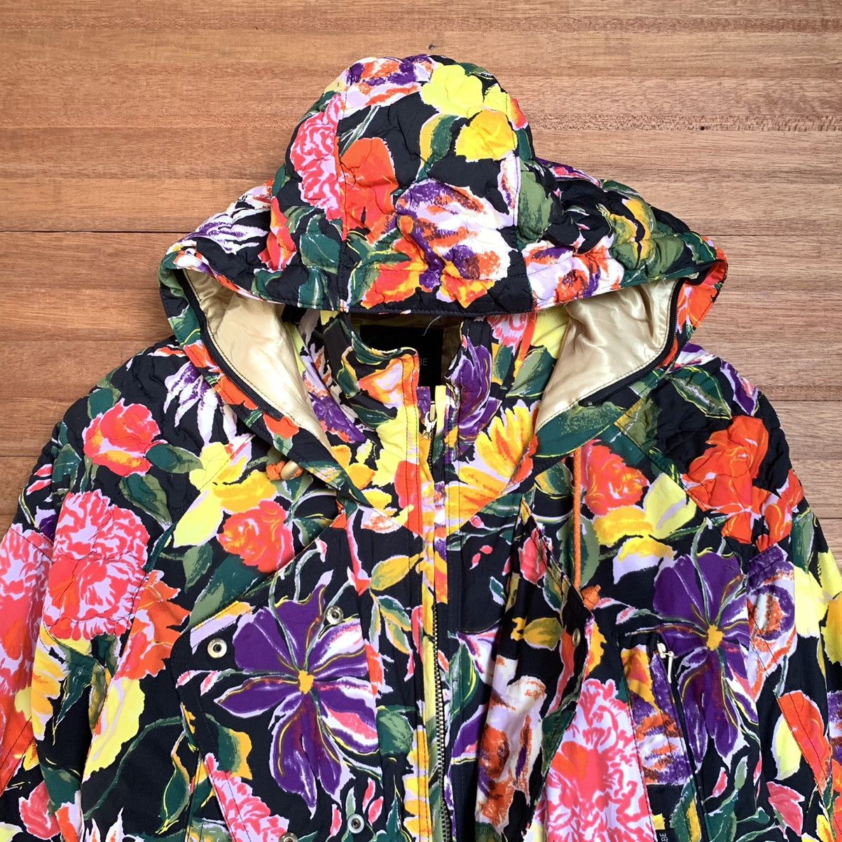 Kensho Abe × Vintage Kensho Abe Sports Flowers Hoodie Jacket Size US M / EU 48-50 / 2 - 5 Thumbnail