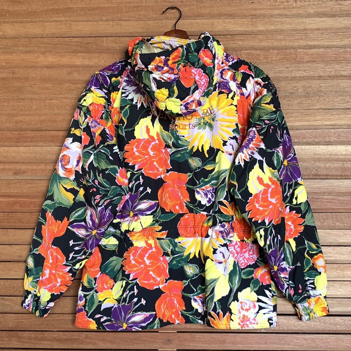 Kensho Abe × Vintage Kensho Abe Sports Flowers Hoodie Jacket Size US M / EU 48-50 / 2 - 2 Thumbnail