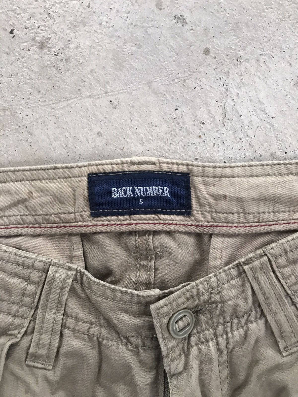 14th Addiction RARE BACK NUMBERS CARGO PANTS MULTI POCKET Size US 31 - 7 Thumbnail