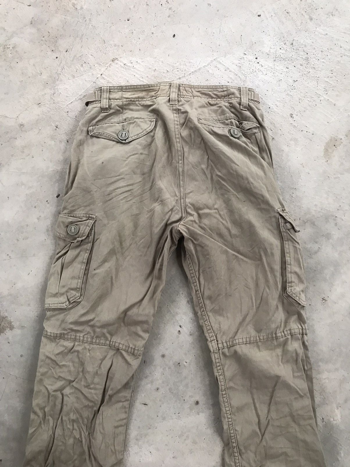 14th Addiction RARE BACK NUMBERS CARGO PANTS MULTI POCKET Size US 31 - 6 Thumbnail