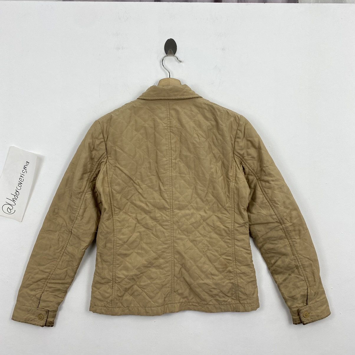 Ralph Lauren RALPH LAUREN Button Up Quilted Plain Brown Fleece Sweater Size US S / EU 44-46 / 1 - 5 Thumbnail