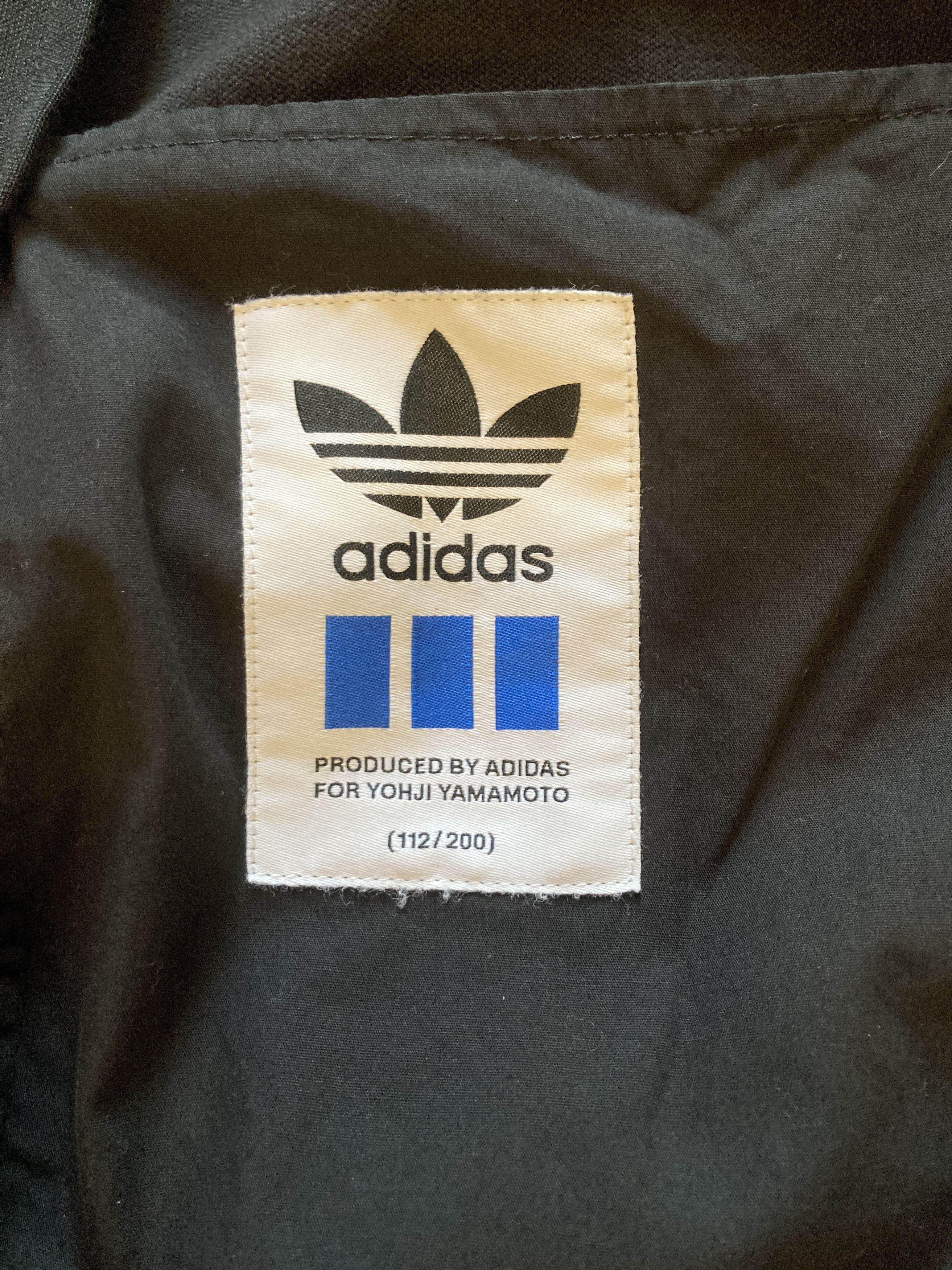 Yohji Yamamoto X Adidas Limited Strips Jacket