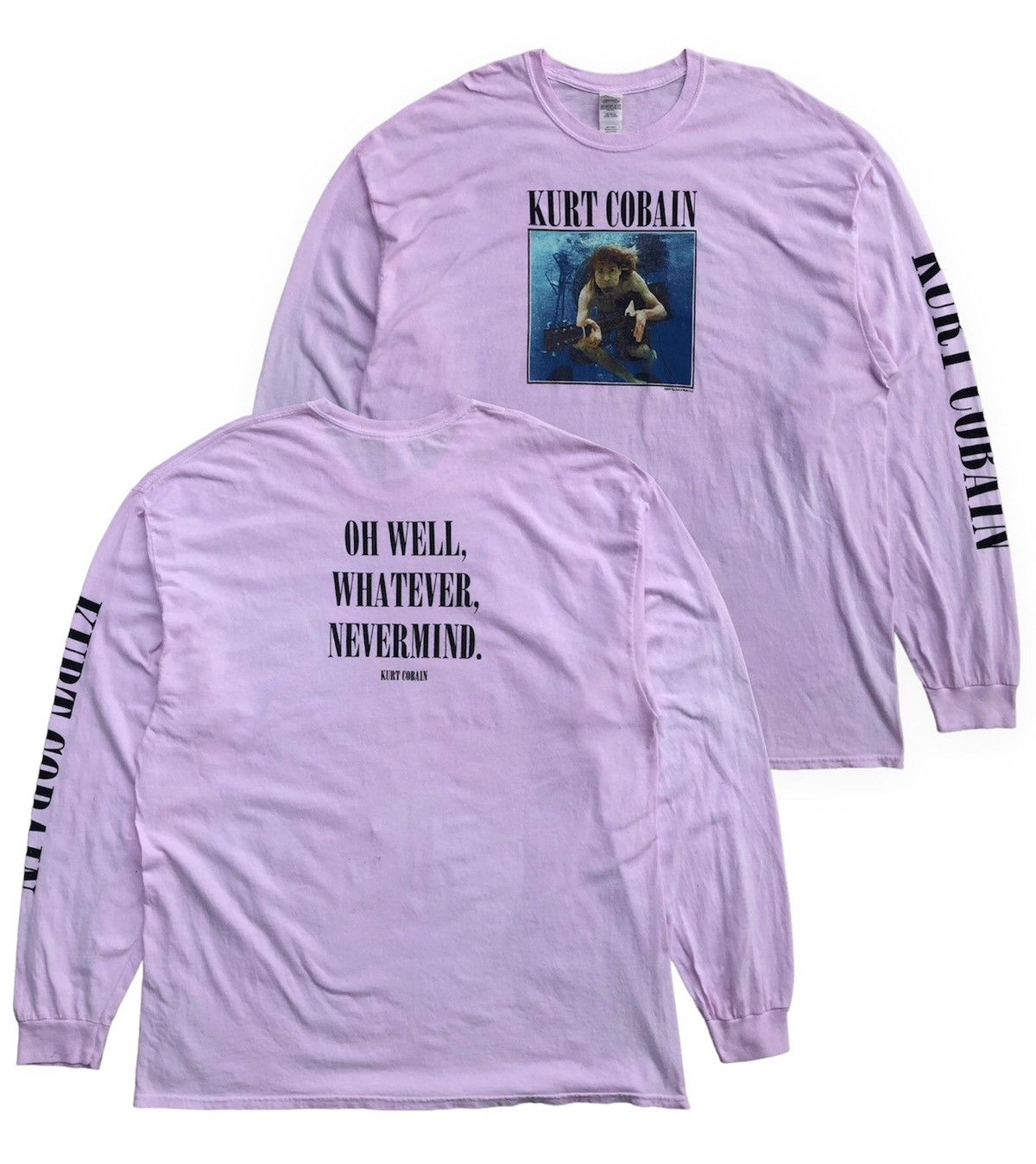 Kurt Cobain Nevermind Nirvana Long Sleeve