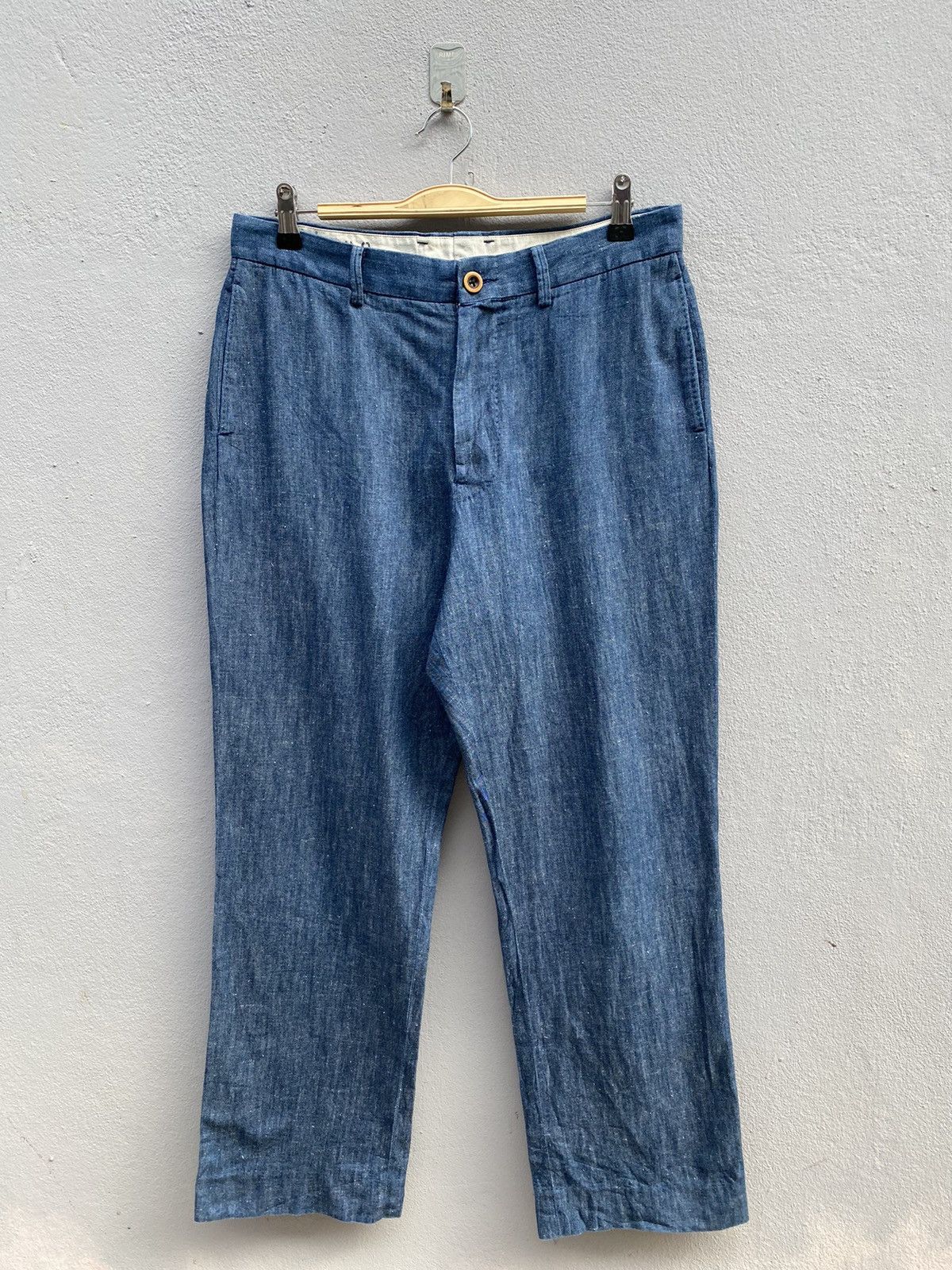 45rpm 💥RARE💥 R by 45rpm Indigo Dyed Venti Pant Size US 32 / EU 48 - 1 Thumbnail