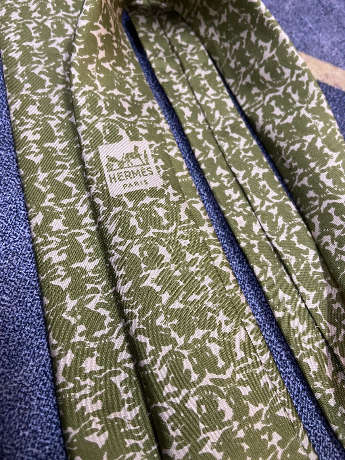 Designer HERMES PARIS X NECKTIE X DESIGNER❤️❤️😊 Size ONE SIZE - 3 Thumbnail