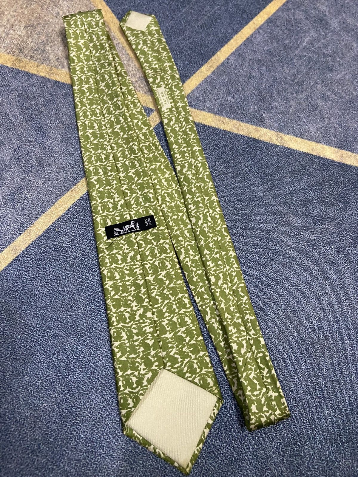 Designer HERMES PARIS X NECKTIE X DESIGNER❤️❤️😊 Size ONE SIZE - 2 Thumbnail