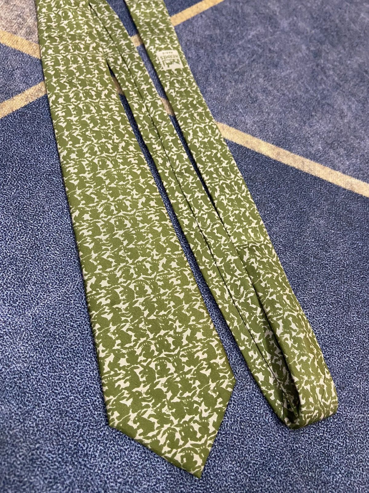 Designer HERMES PARIS X NECKTIE X DESIGNER❤️❤️😊 Size ONE SIZE - 4 Thumbnail