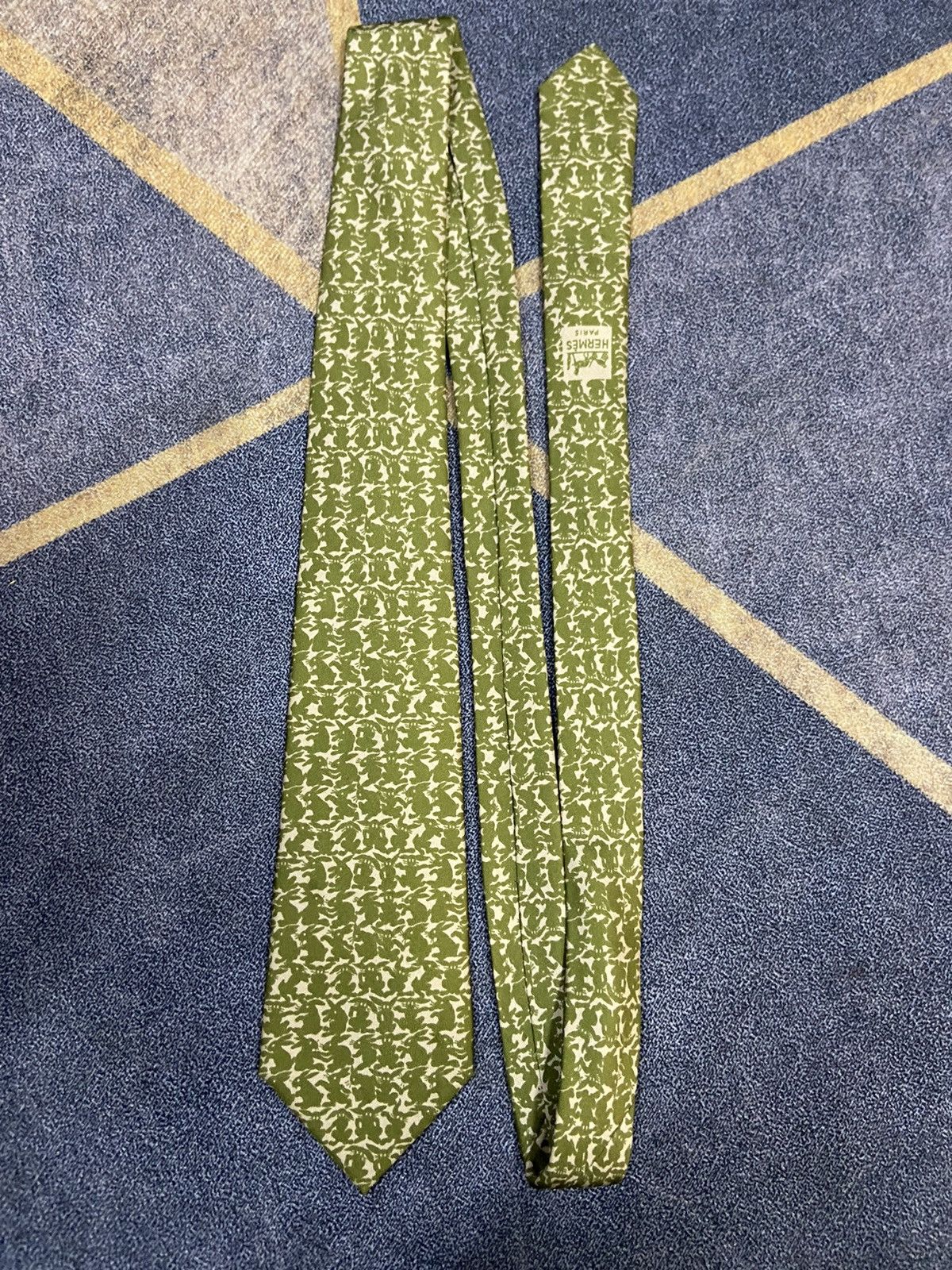 Designer HERMES PARIS X NECKTIE X DESIGNER❤️❤️😊 Size ONE SIZE - 1 Thumbnail