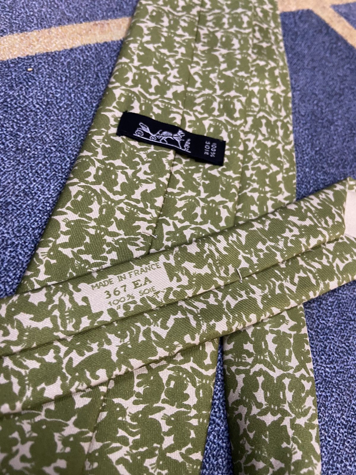 Designer HERMES PARIS X NECKTIE X DESIGNER❤️❤️😊 Size ONE SIZE - 6 Thumbnail