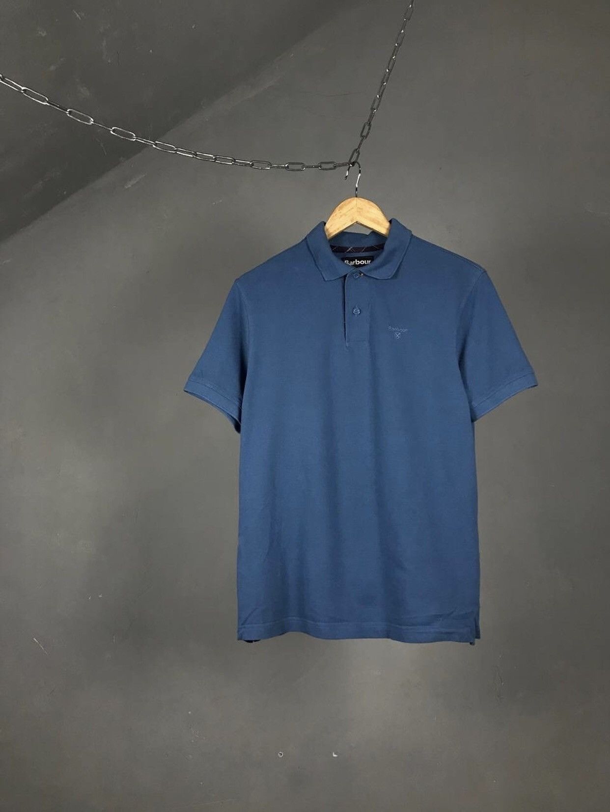 Barbour Barbour casual streetwear luxury blue polo tee Size US M / EU 48-50 / 2 - 1 Thumbnail