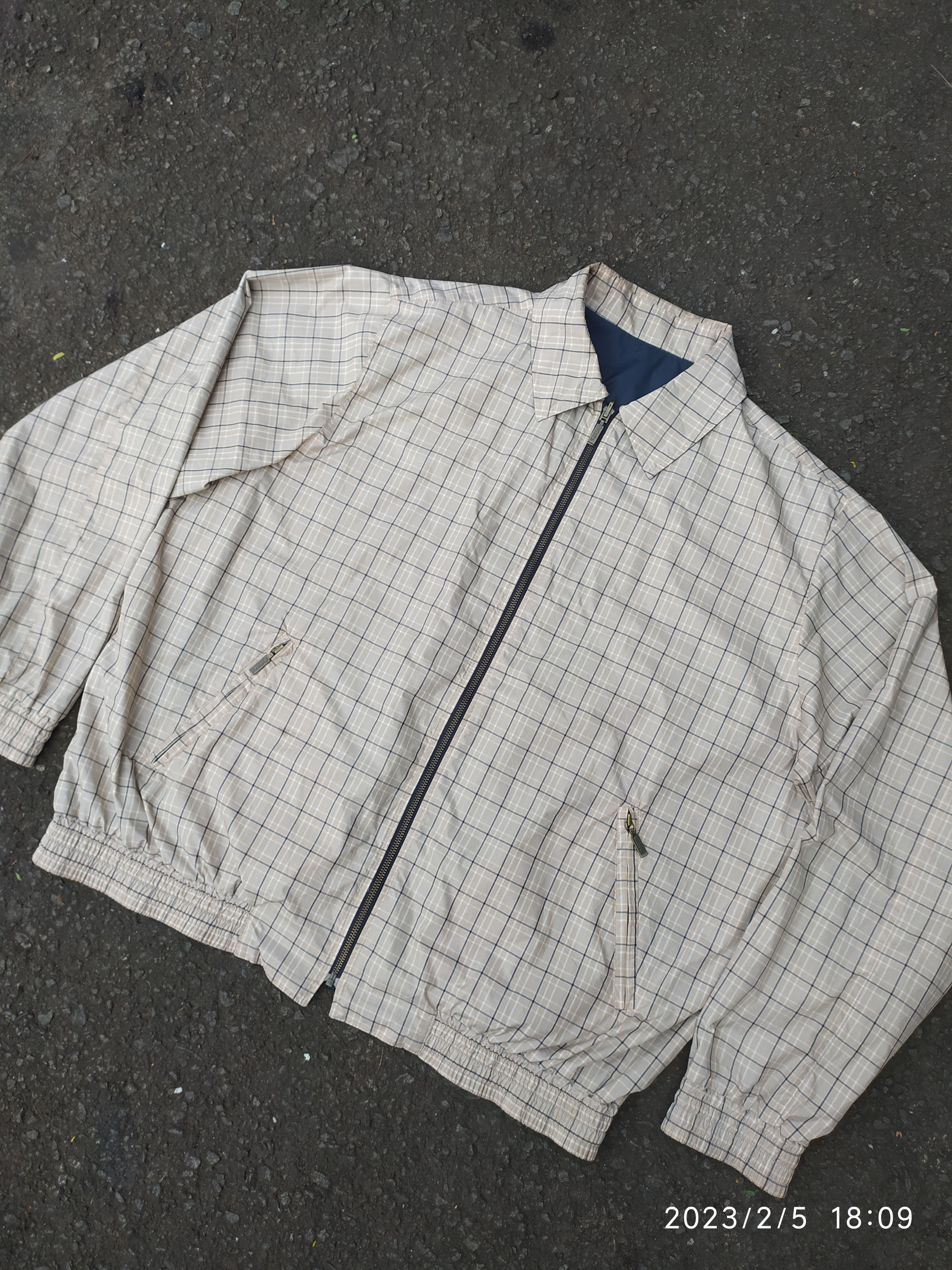 Barbour 💥 Vintage Barbour AYR Reversible Two-Sided Jacket 💥 Size US XL / EU 56 / 4 - 4 Thumbnail