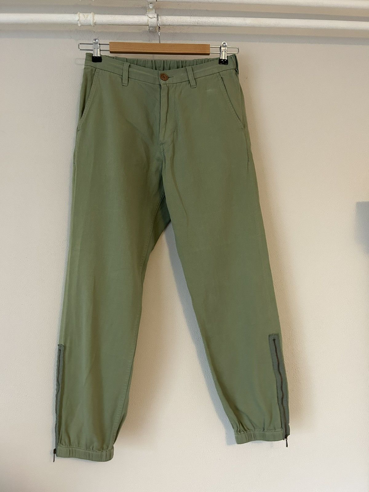 Gucci Embroidered Band Casual Pants in Light Green Size US 30 / EU 46 - 3 Thumbnail