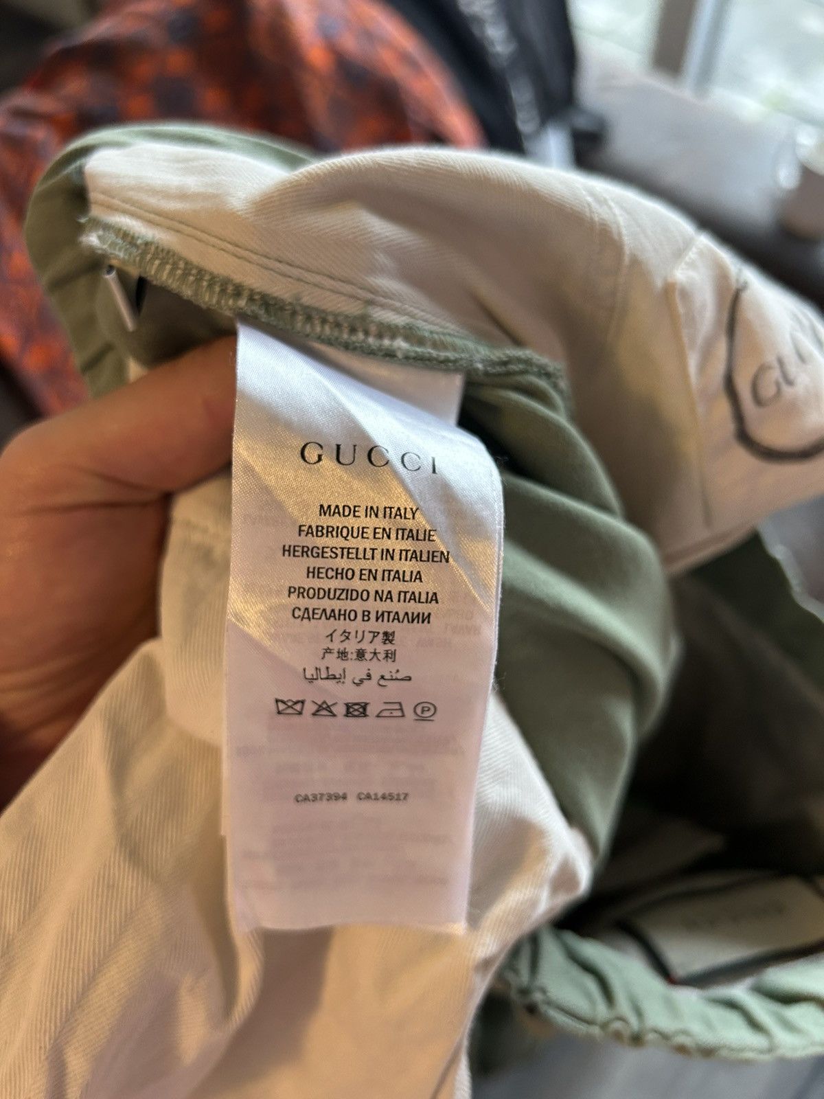 Gucci Embroidered Band Casual Pants in Light Green Size US 30 / EU 46 - 11 Thumbnail