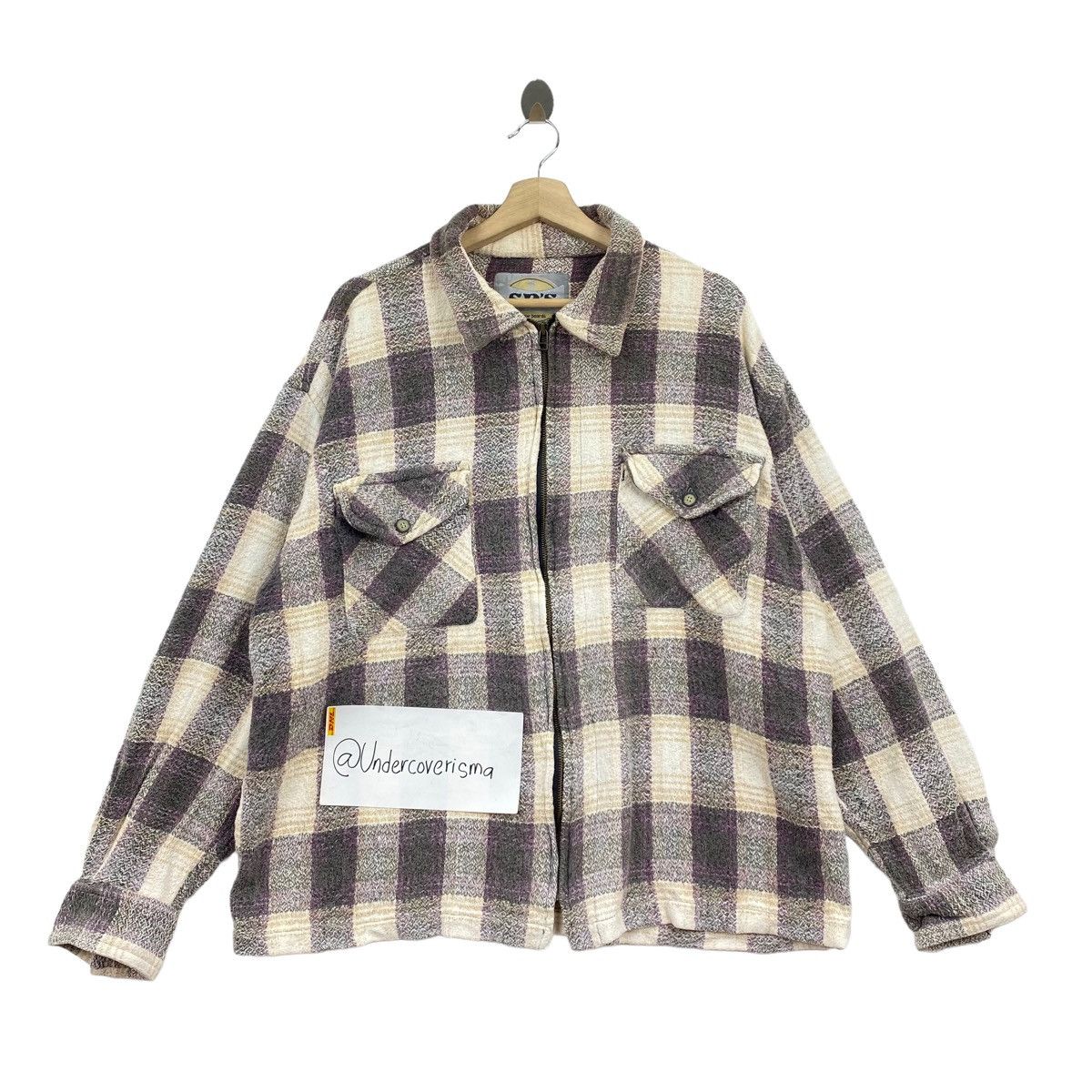 Vintage Vintage SN’S Snow Boards Check Tartan Full Zip Casual Shirt Size US L / EU 52-54 / 3 - 1 Thumbnail