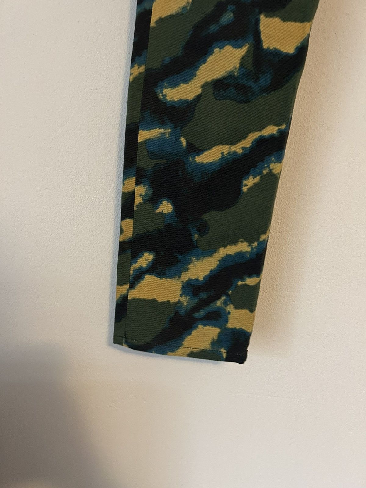 Dries Van Noten Len Lye Camo Print Denim Jeans Size US 32 / EU 48 - 5 Thumbnail