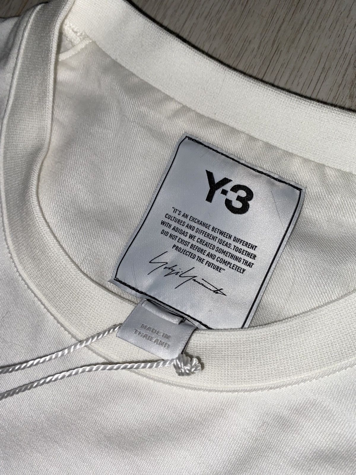 Adidas / Y-3 t-shirt ss21 black stripe loose round tee