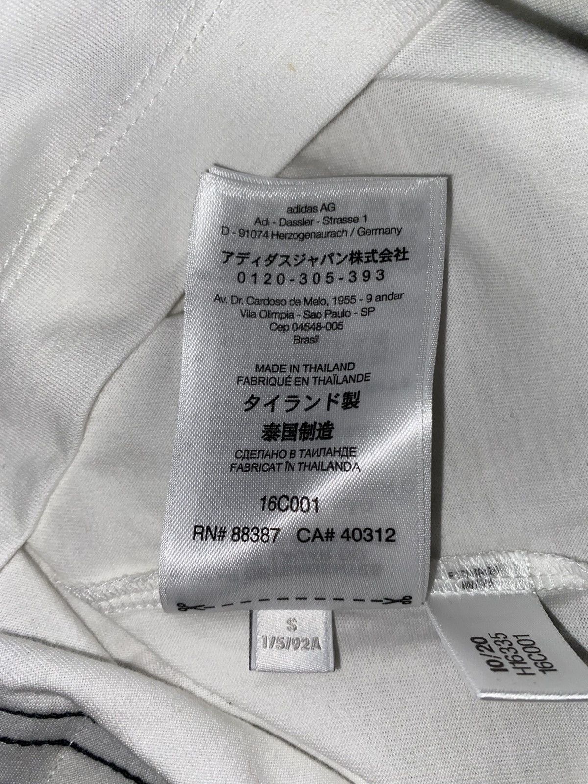 Adidas / Y-3 t-shirt ss21 black stripe loose round tee