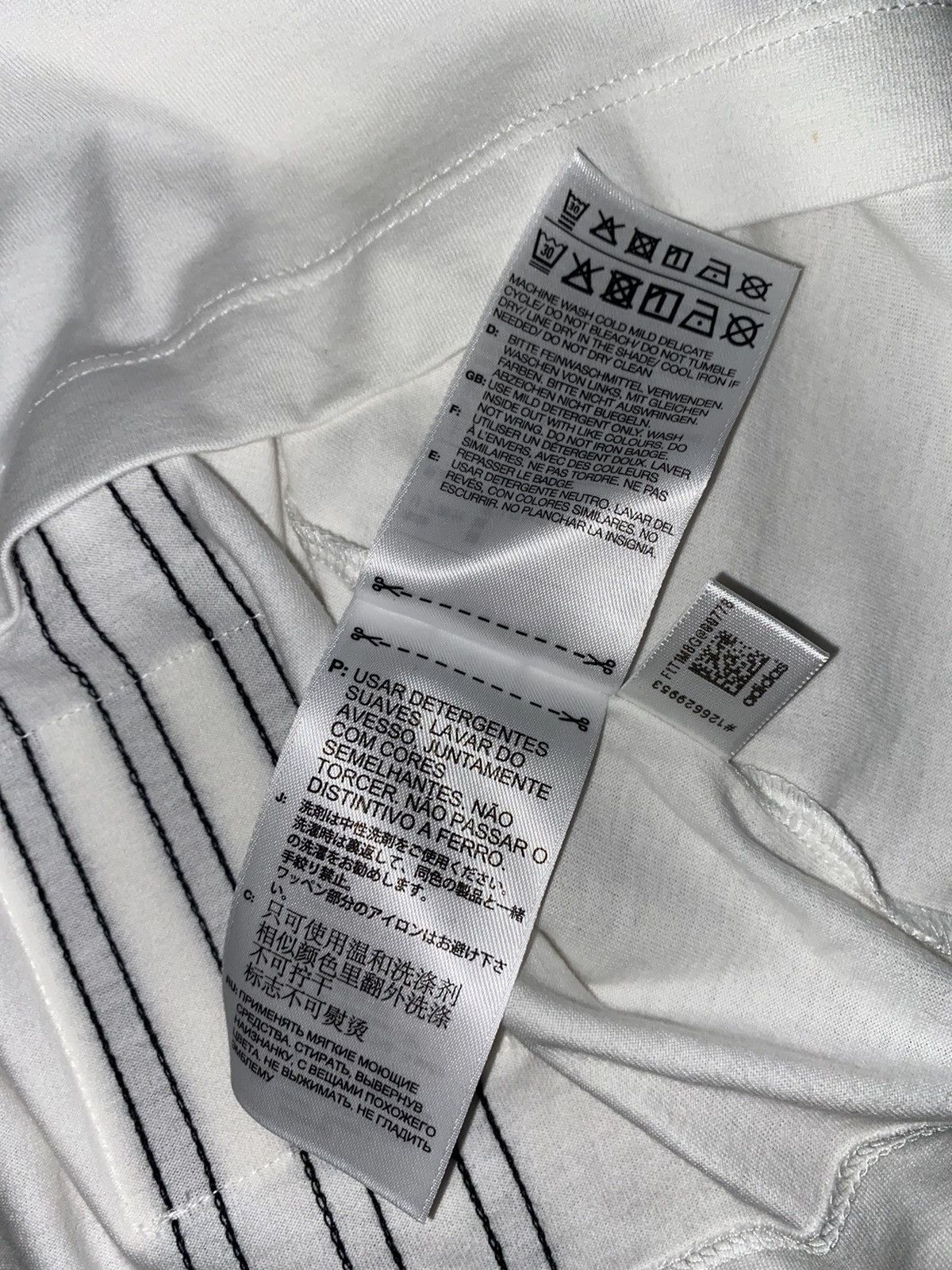 Adidas / Y-3 t-shirt ss21 black stripe loose round tee