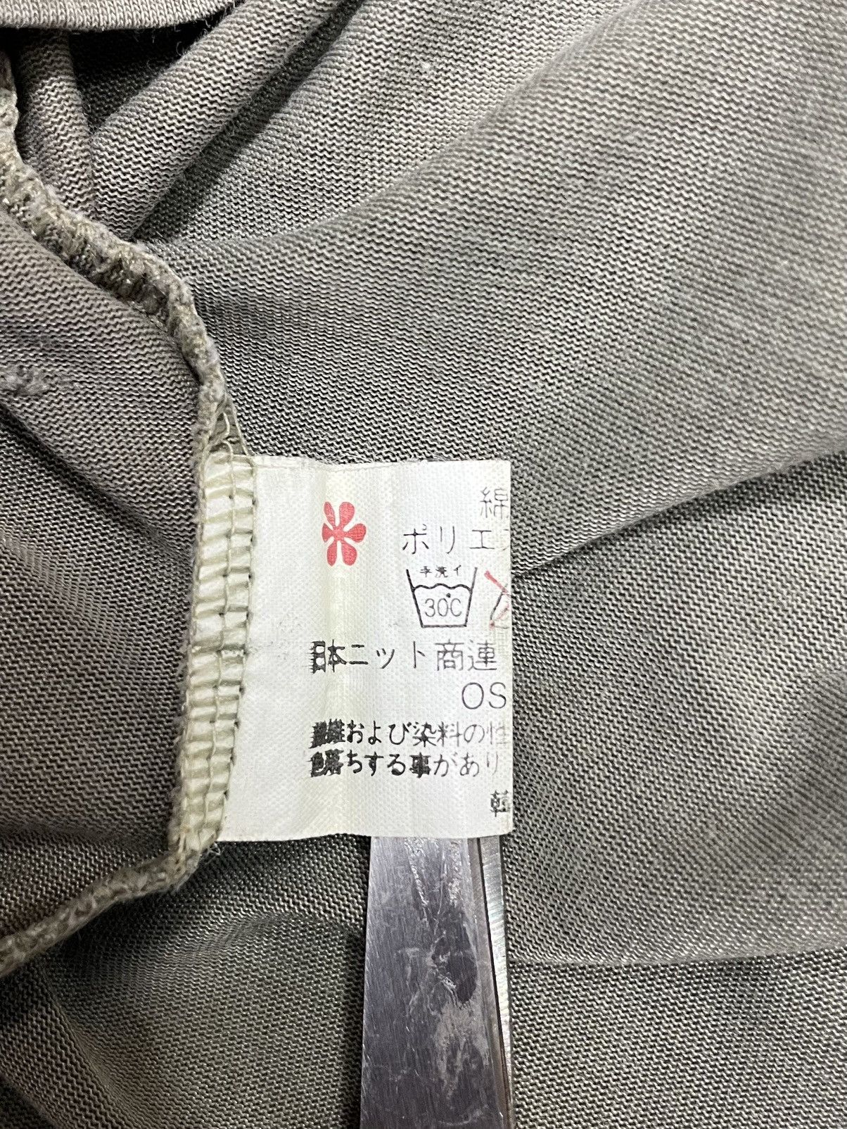 Designer × Paco Rabanne × Vintage Vintage 90s Paco Rabbane embroidery ash green grey distress Size US L / EU 52-54 / 3 - 7 Thumbnail