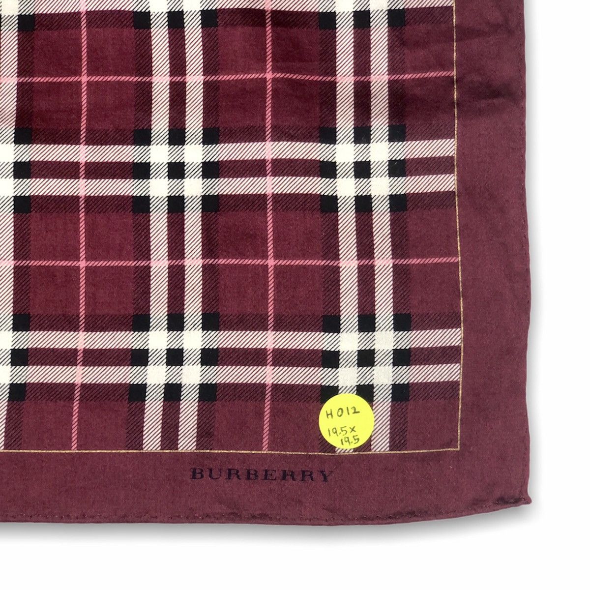 Burberry Burberry Novacheck Checkered Handkerchief Pocketsquare Size ONE SIZE - 4 Thumbnail