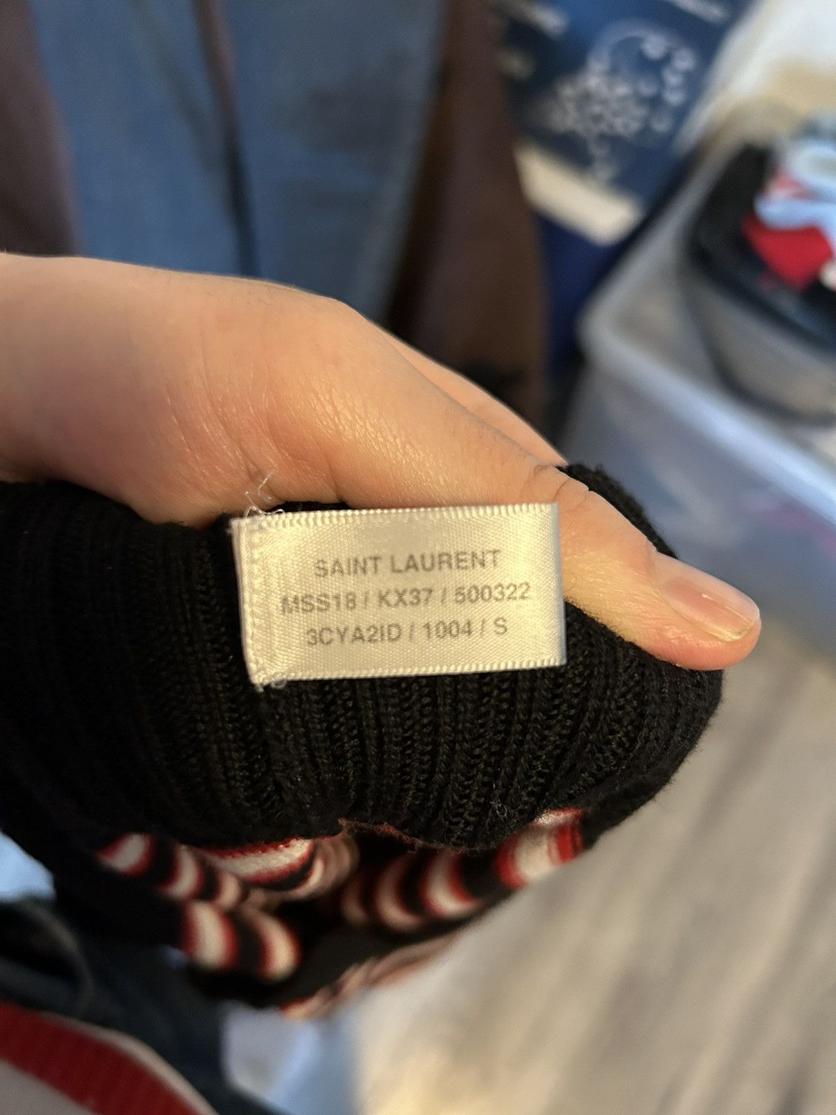 Saint Laurent Paris Striped Sweater Size US S / EU 44-46 / 1 - 10 Thumbnail