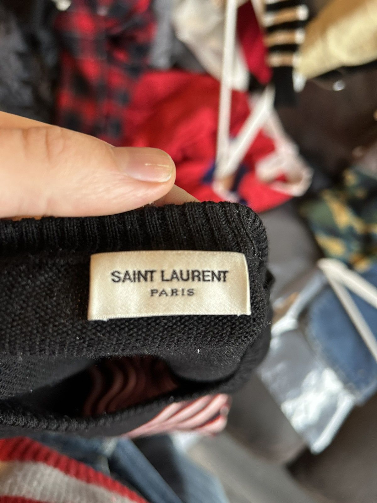 Saint Laurent Paris Striped Sweater Size US S / EU 44-46 / 1 - 9 Thumbnail