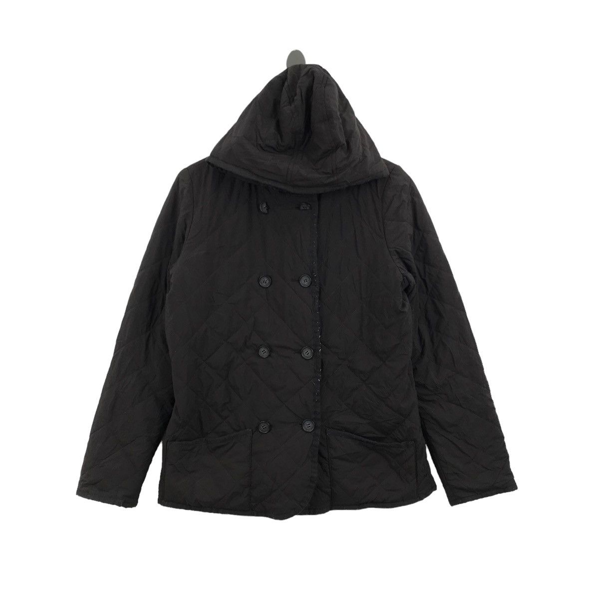 Ined YOHJI YAMAMOTO Quilted Jacket Sherpa Inside