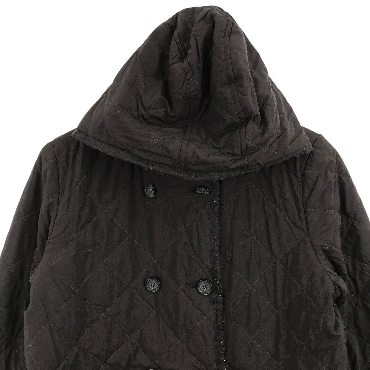 Ined YOHJI YAMAMOTO Quilted Jacket Sherpa Inside