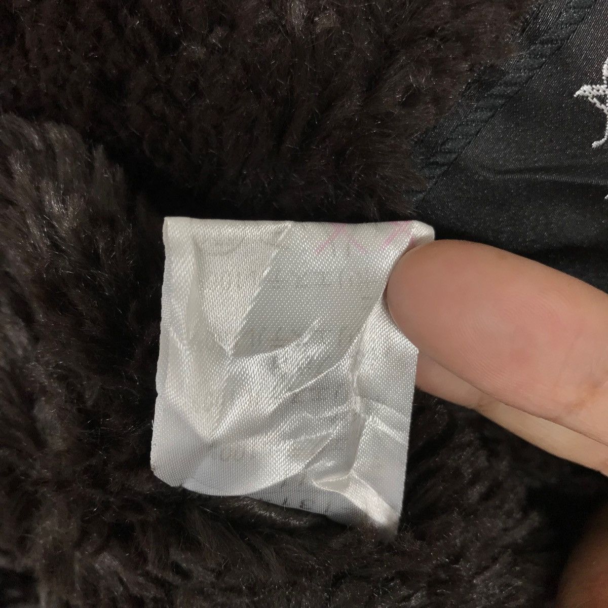 Ined YOHJI YAMAMOTO Quilted Jacket Sherpa Inside