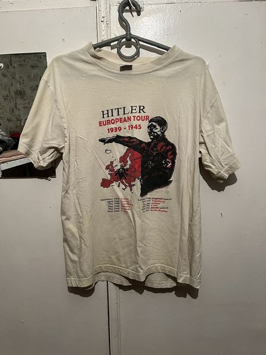 Vintage HITLER EUROPEAN TOUR 1939 - 1945 t-shirt | Grailed