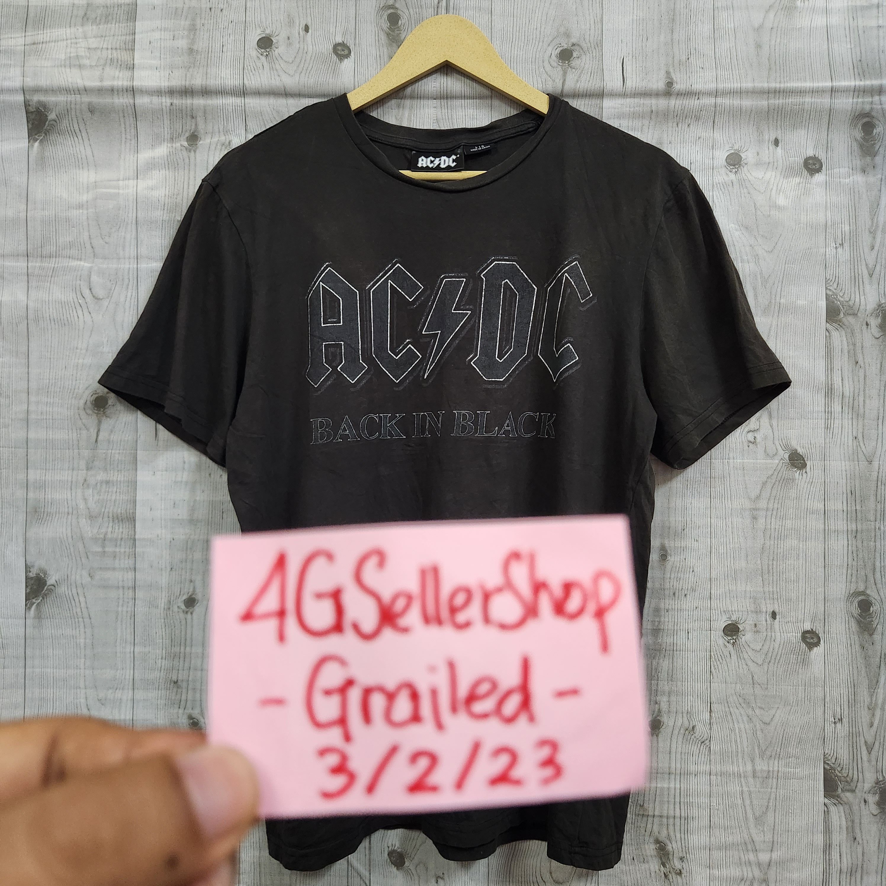 AC/DC × Band Tees Y2K 🌟 ACDC Back In Black Rock Band TShirt Size US L / EU 52-54 / 3 - 19 Thumbnail
