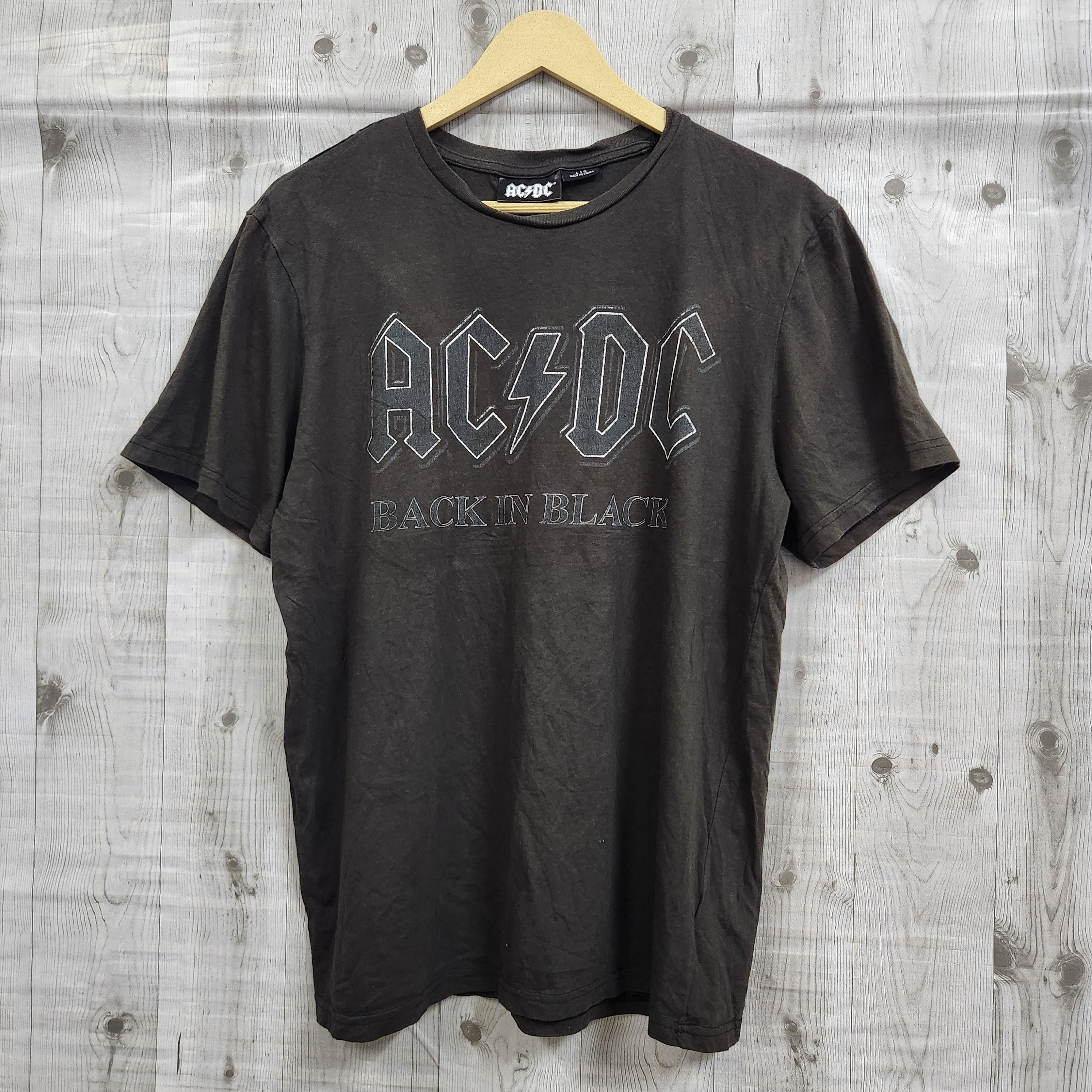 AC/DC × Band Tees Y2K 🌟 ACDC Back In Black Rock Band TShirt Size US L / EU 52-54 / 3 - 1 Thumbnail