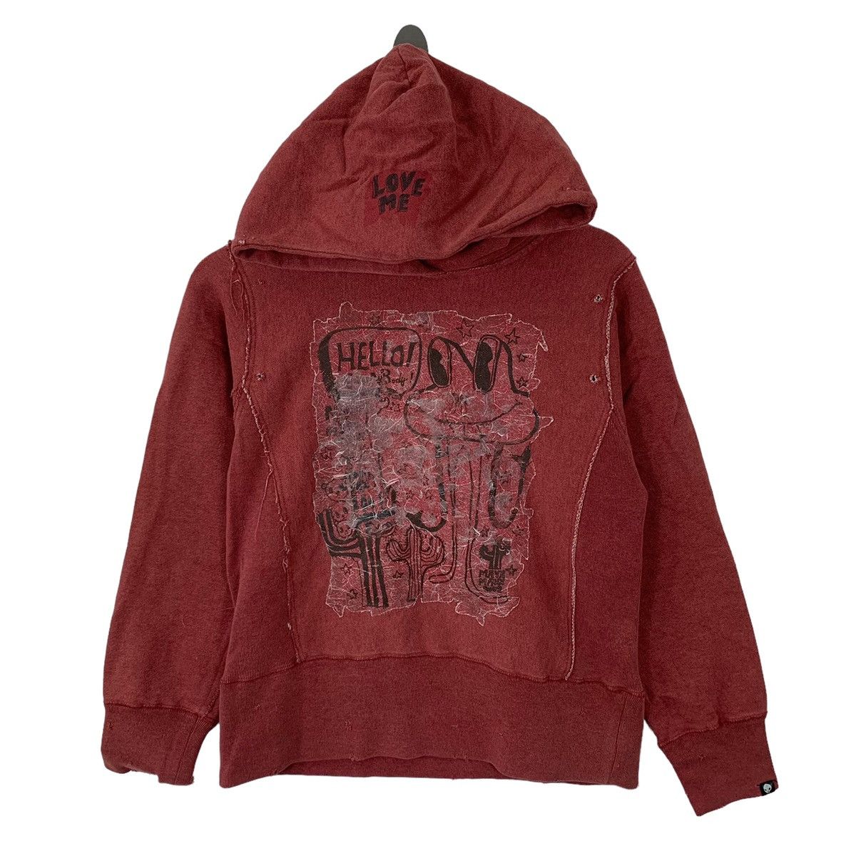 Vintage Maya Maxx Love Crewneck Pullover Sweater Hoodie