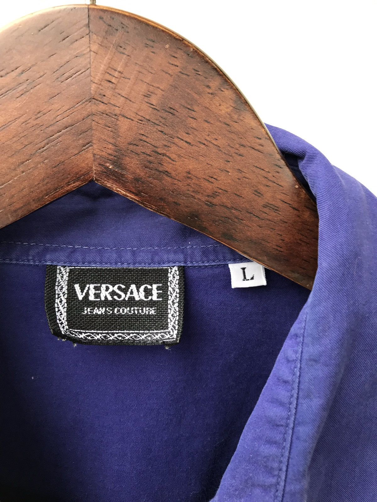 Versace Jeans Couture Versace Jeans Couture Italy Button Ups Luxury Shirt Size US L / EU 52-54 / 3 - 2 Thumbnail