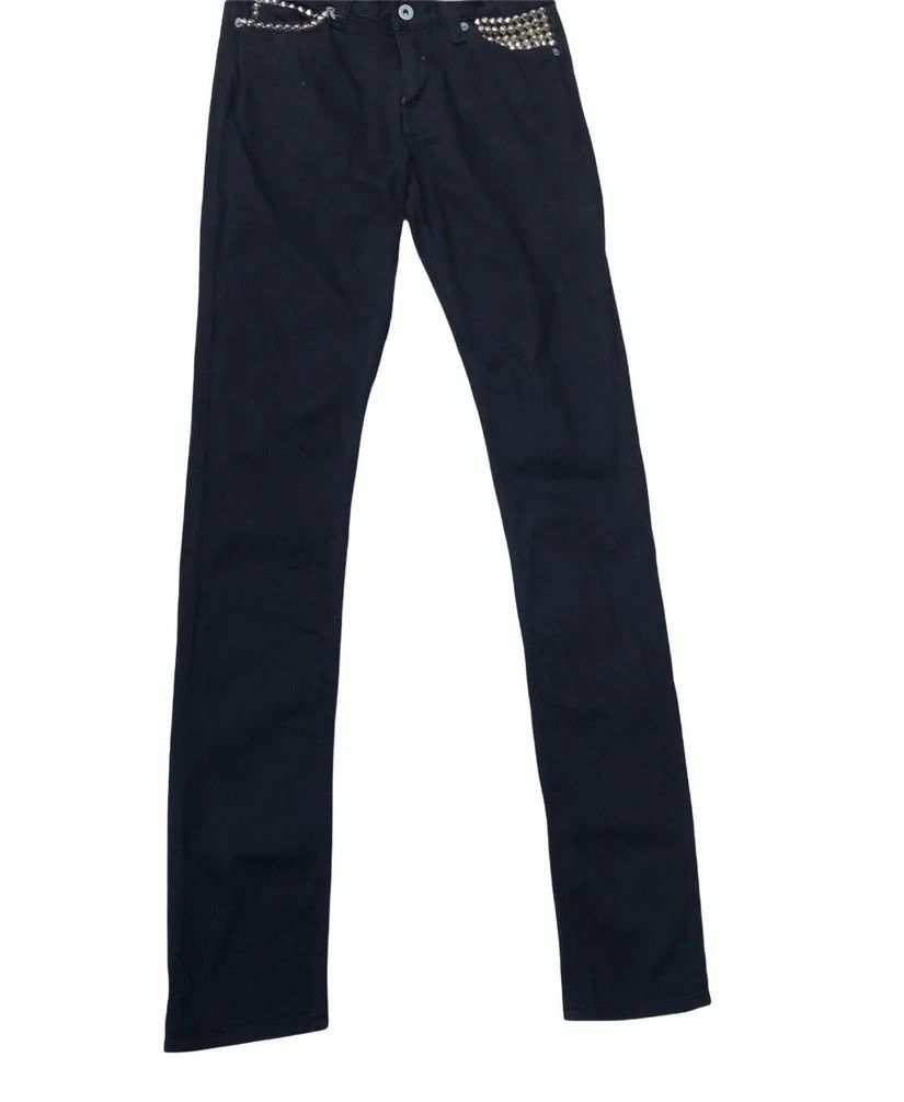 Japanese Brand Super Skinny Z.Vargas Punk Style Studs Pants Size US 29 - 3 Thumbnail