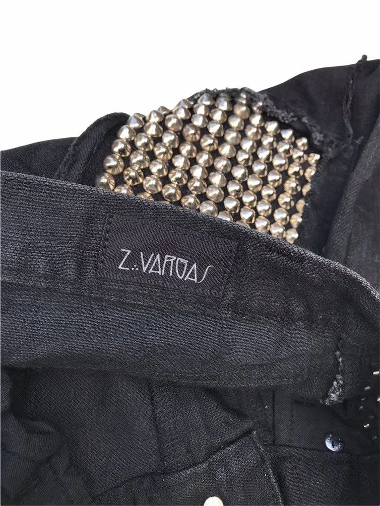Japanese Brand Super Skinny Z.Vargas Punk Style Studs Pants Size US 29 - 5 Thumbnail