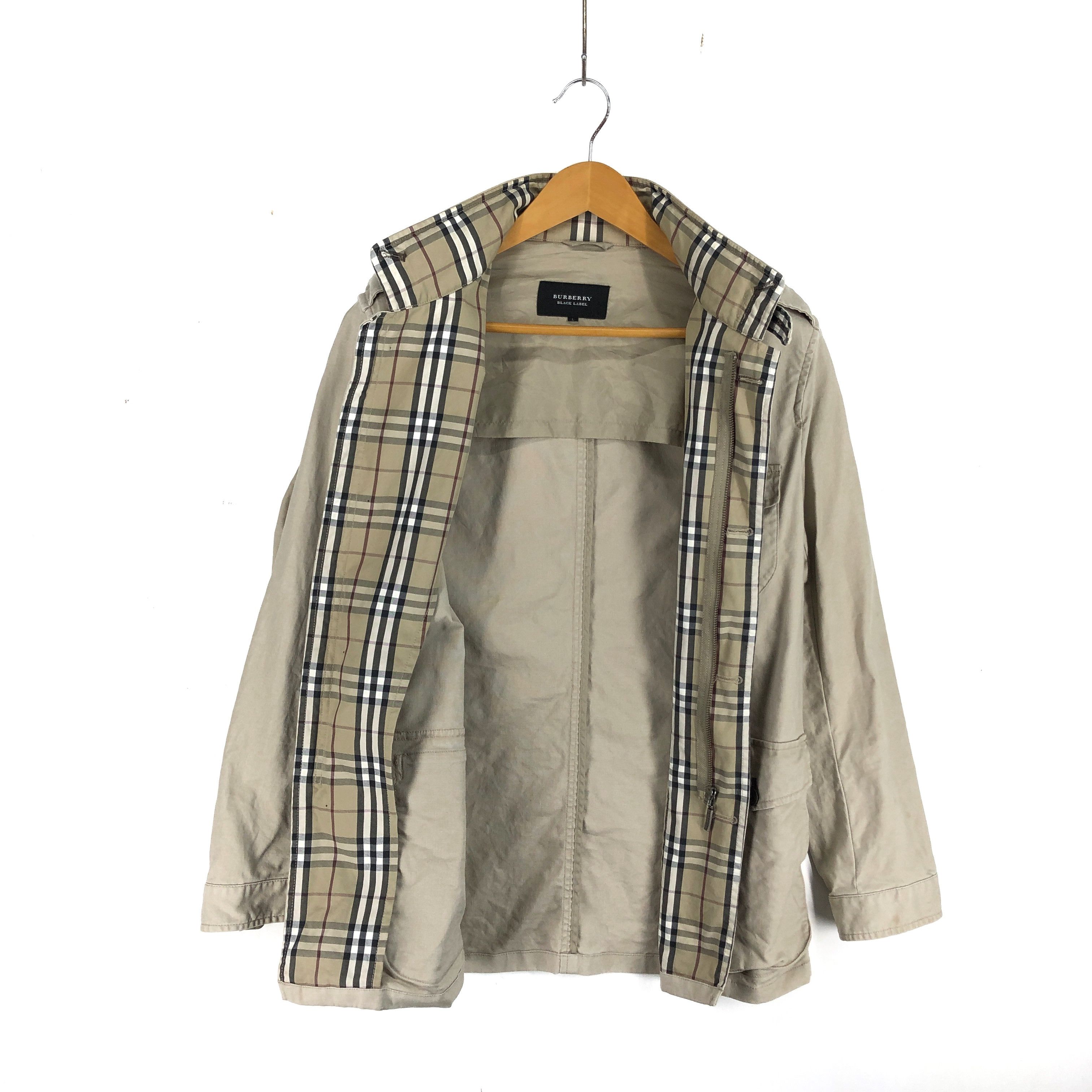 Burberry BURBERRY BLACK LABEL Zipper Jacket With Hoodie #2291-80 Size US S / EU 44-46 / 1 - 2 Thumbnail