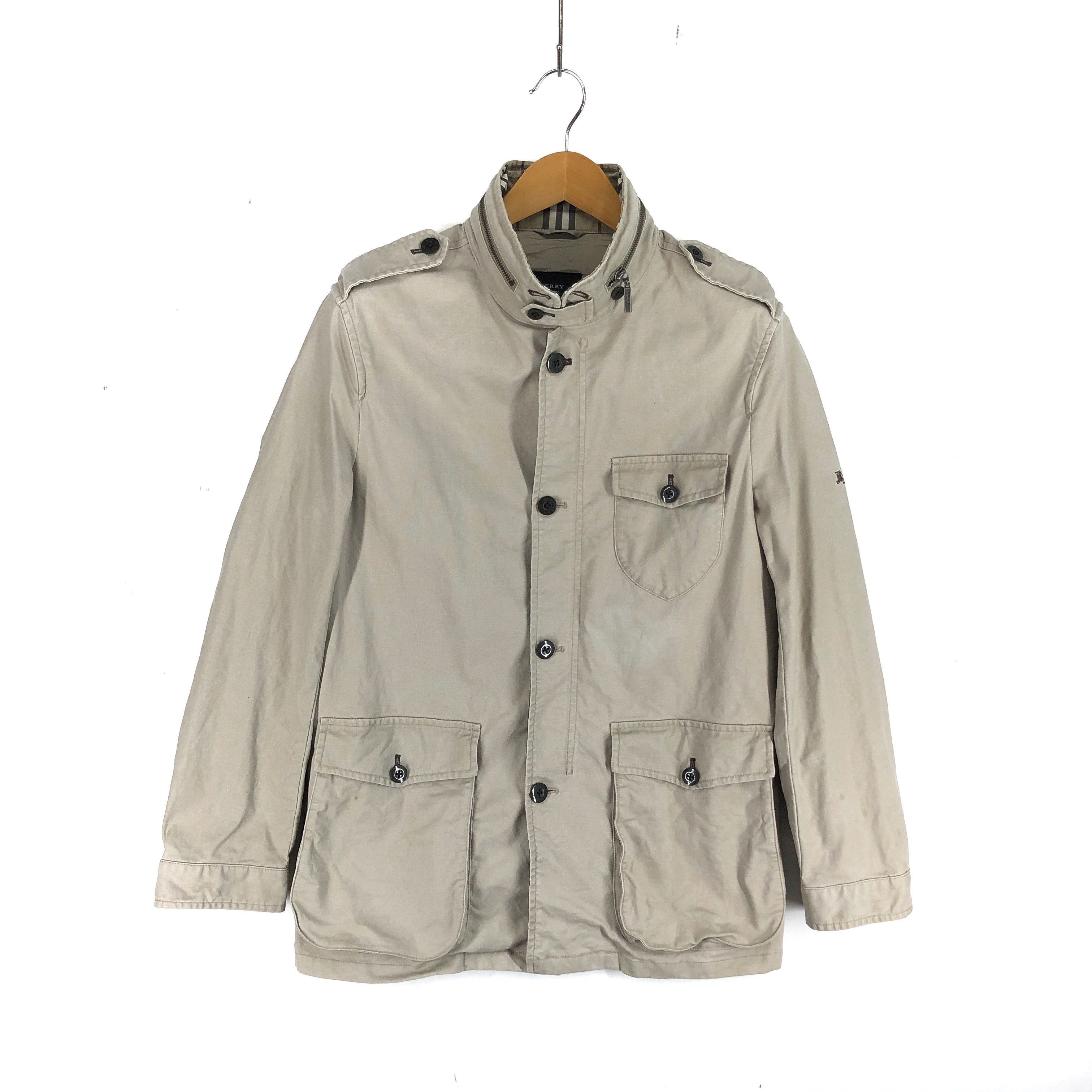 Burberry BURBERRY BLACK LABEL Zipper Jacket With Hoodie #2291-80 Size US S / EU 44-46 / 1 - 1 Thumbnail