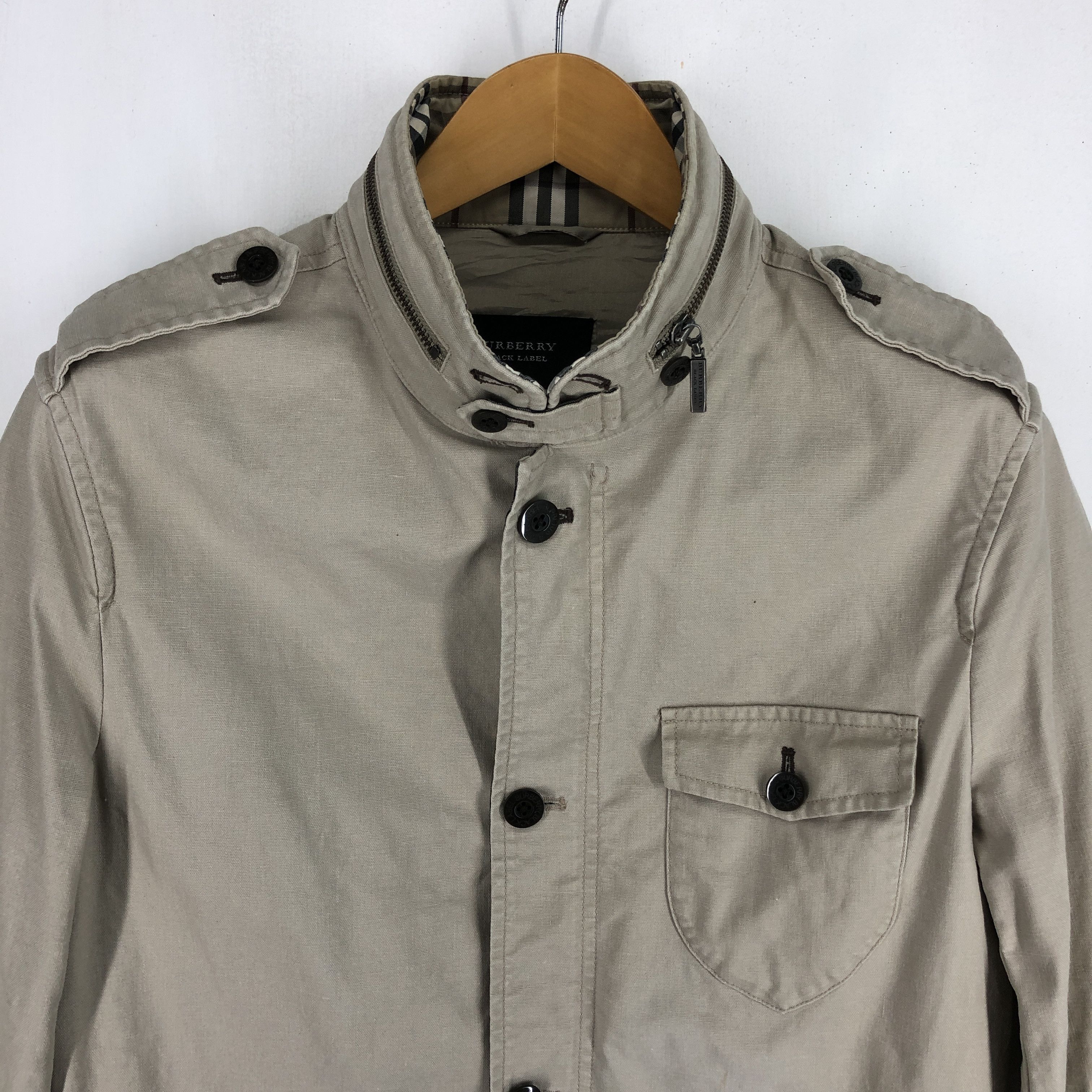 Burberry BURBERRY BLACK LABEL Zipper Jacket With Hoodie #2291-80 Size US S / EU 44-46 / 1 - 3 Thumbnail
