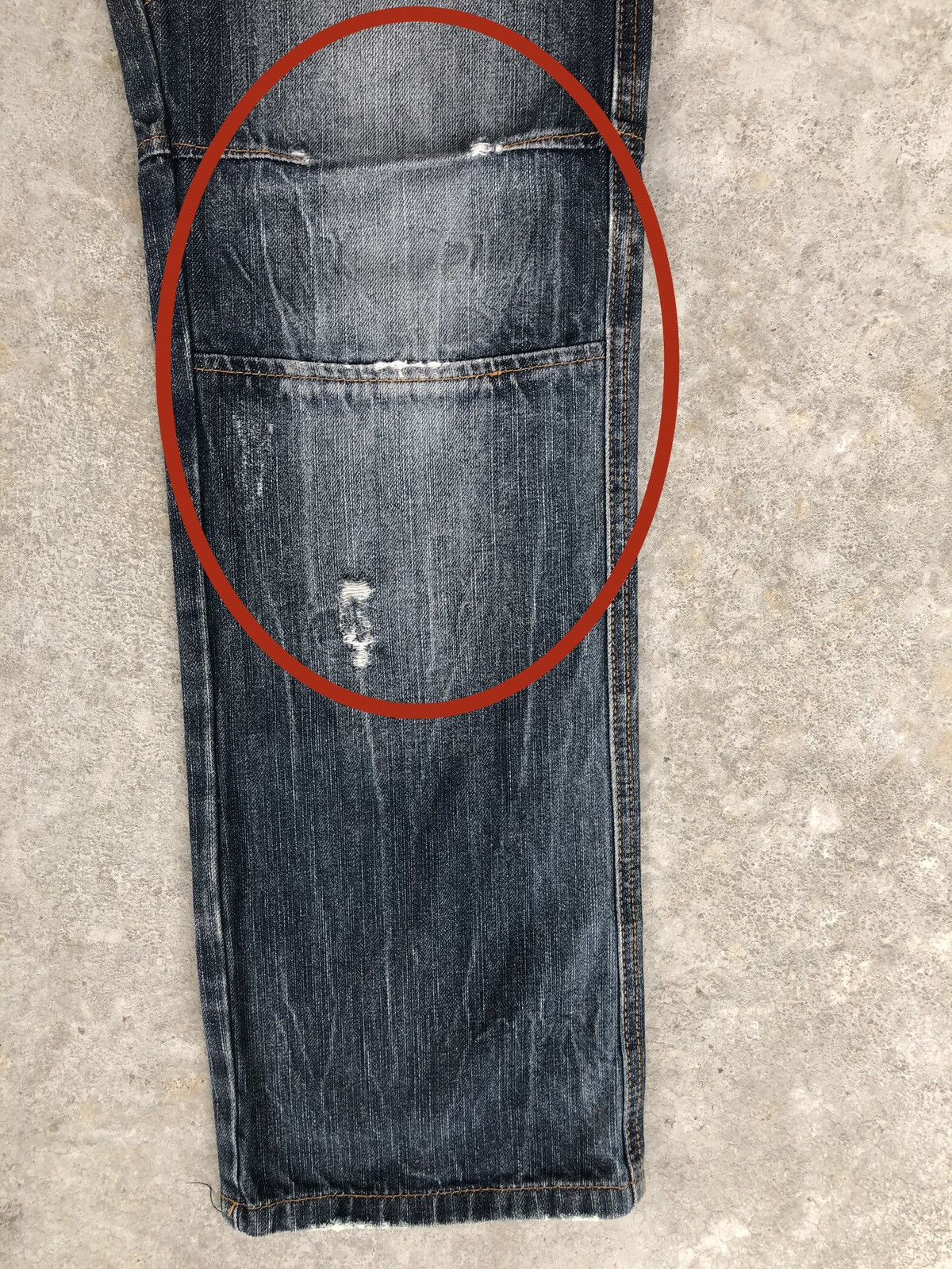 Hysteric Glamour Japanese Explosion Double Waist Distressed Jeans Size US 32 / EU 48 - 18 Thumbnail