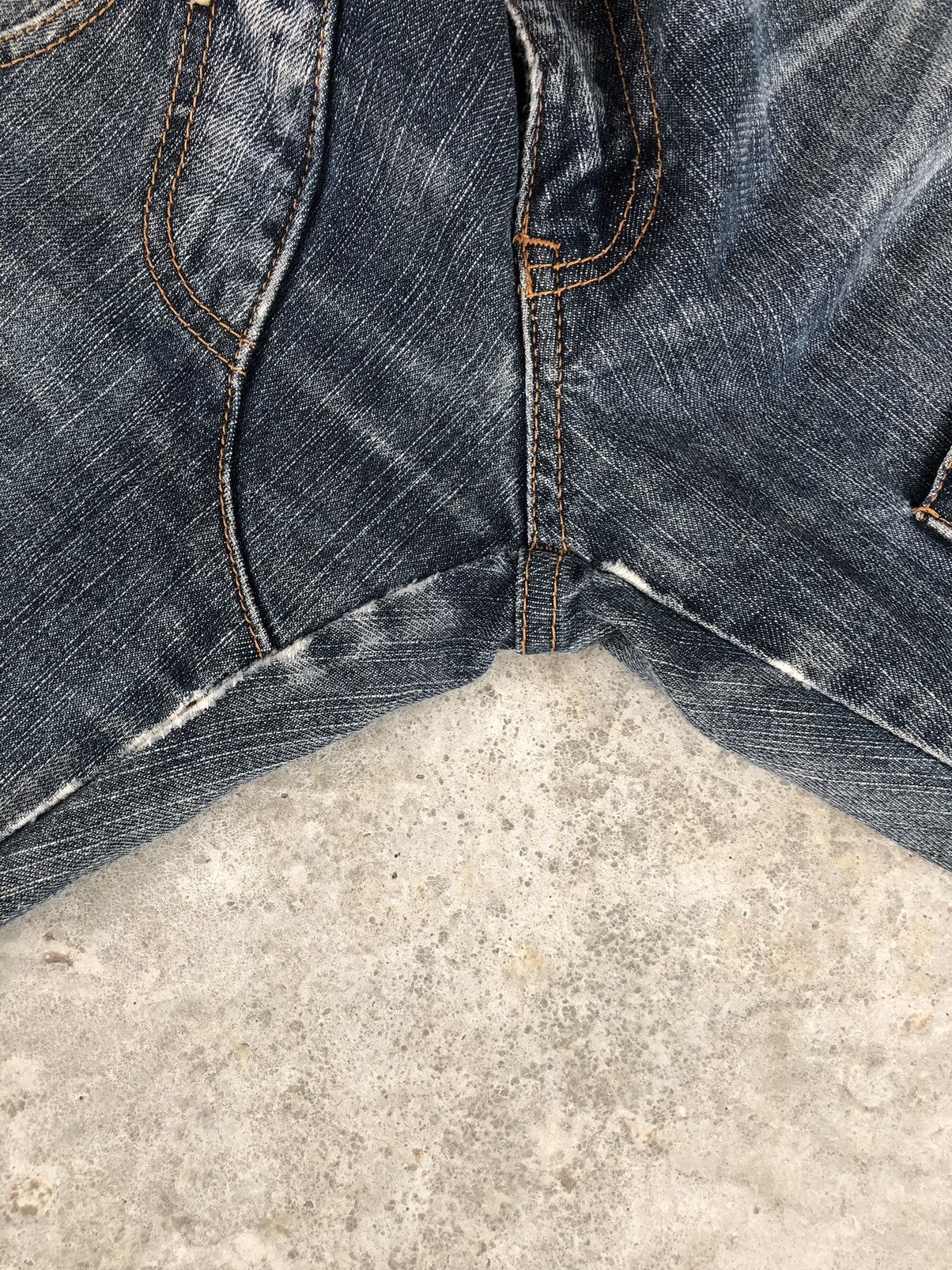 Hysteric Glamour Japanese Explosion Double Waist Distressed Jeans Size US 32 / EU 48 - 13 Thumbnail