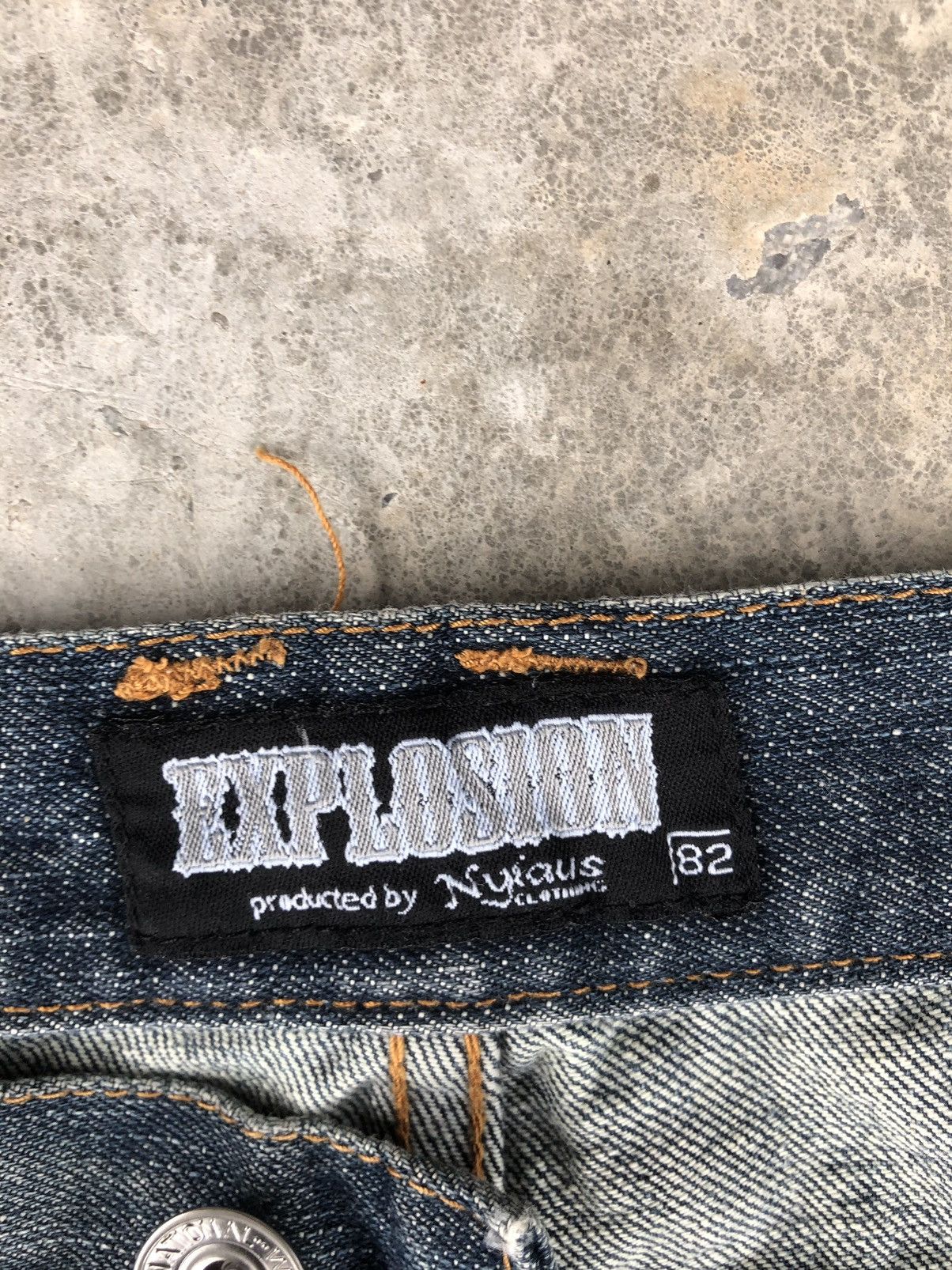 Hysteric Glamour Japanese Explosion Double Waist Distressed Jeans Size US 32 / EU 48 - 14 Thumbnail