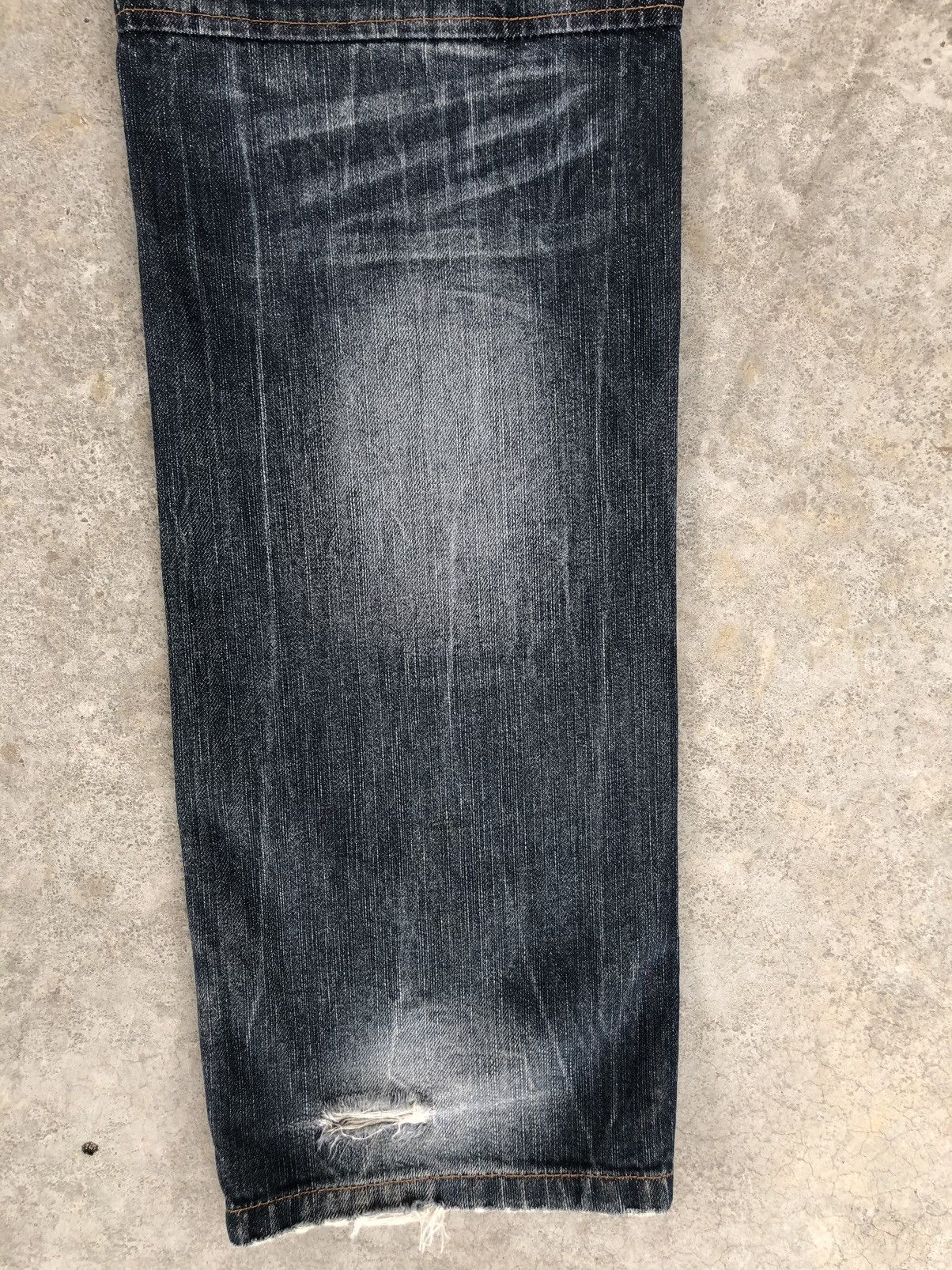 Hysteric Glamour Japanese Explosion Double Waist Distressed Jeans Size US 32 / EU 48 - 12 Thumbnail