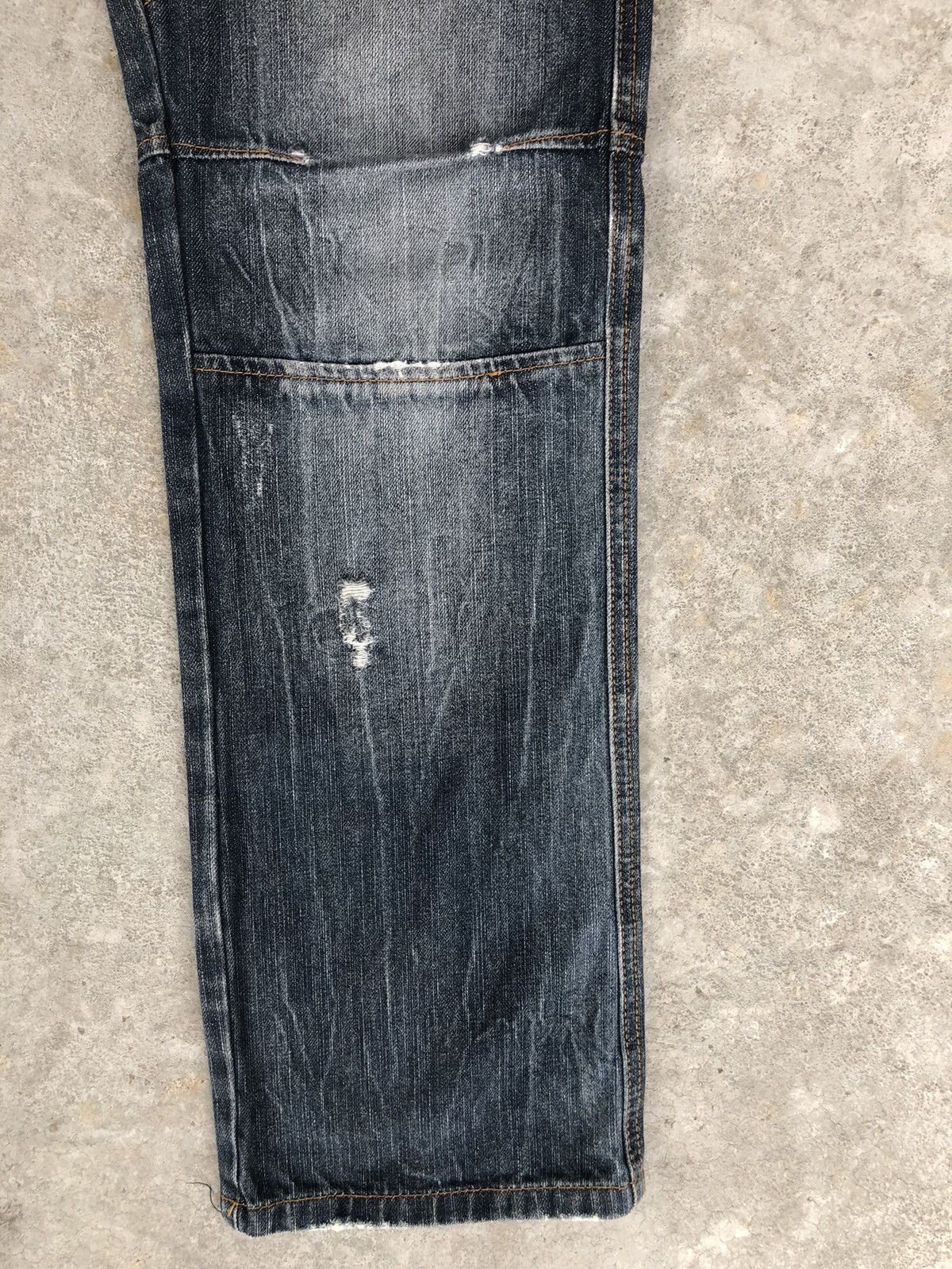 Hysteric Glamour Japanese Explosion Double Waist Distressed Jeans Size US 32 / EU 48 - 7 Thumbnail