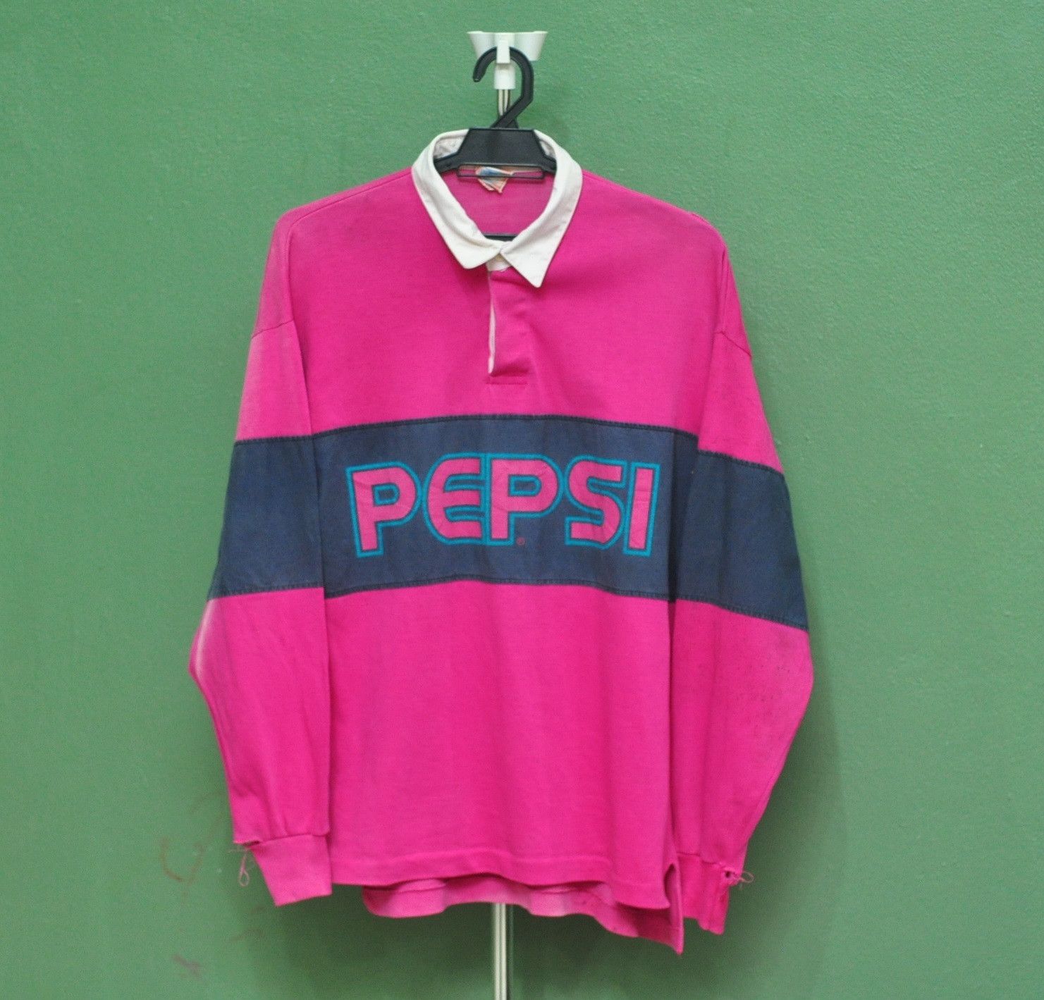 Japanese Brand × Pepsi Vintage Pepsi 90s Stripes Travis Scott Fashion Style Size US L / EU 52-54 / 3 - 1 Thumbnail