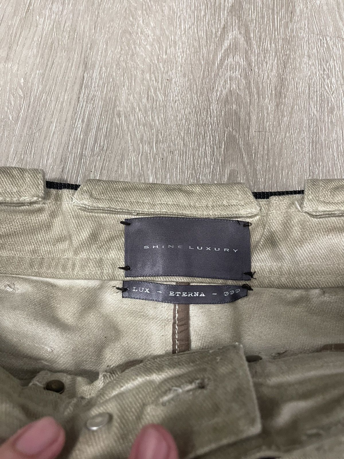 SHINE LUXURY SHINE LUXURY STUDIOS CARGO PANTS Size US 32 / EU 48 - 4 Thumbnail