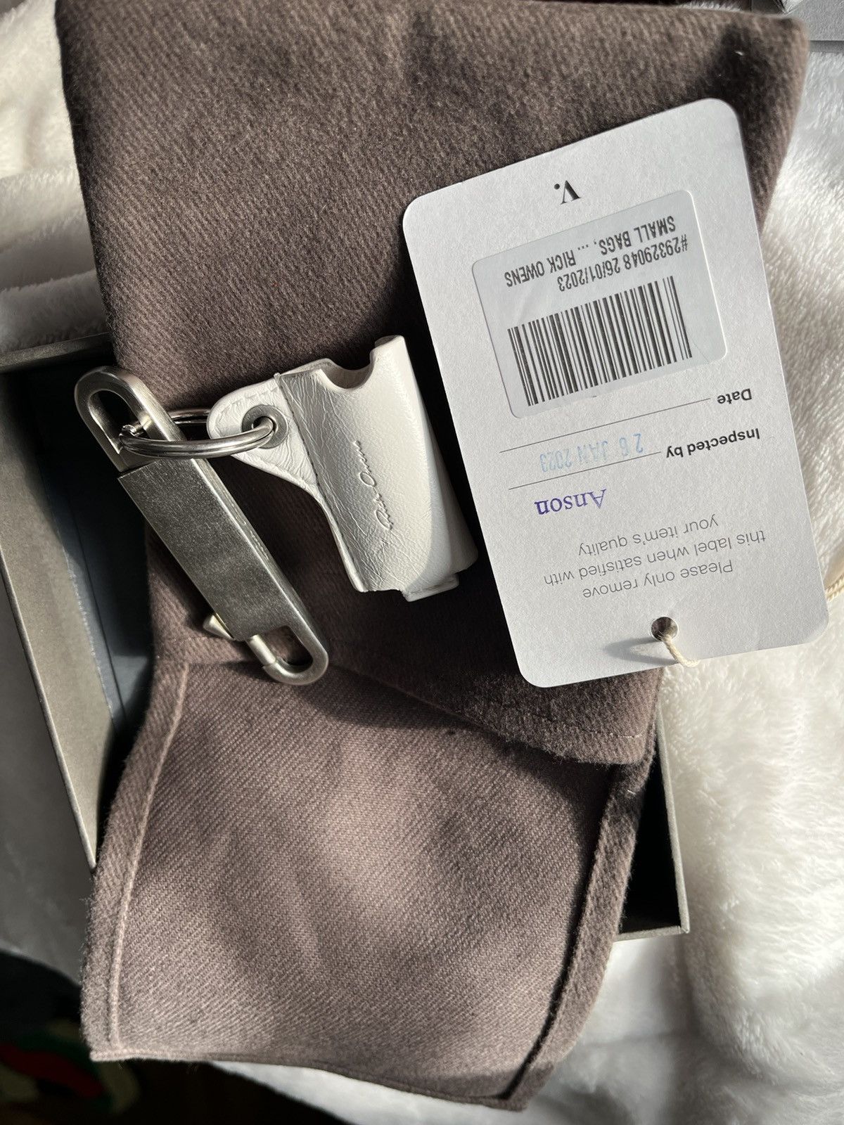 Rick Owens Rick owens lighter keychain bag | Grailed